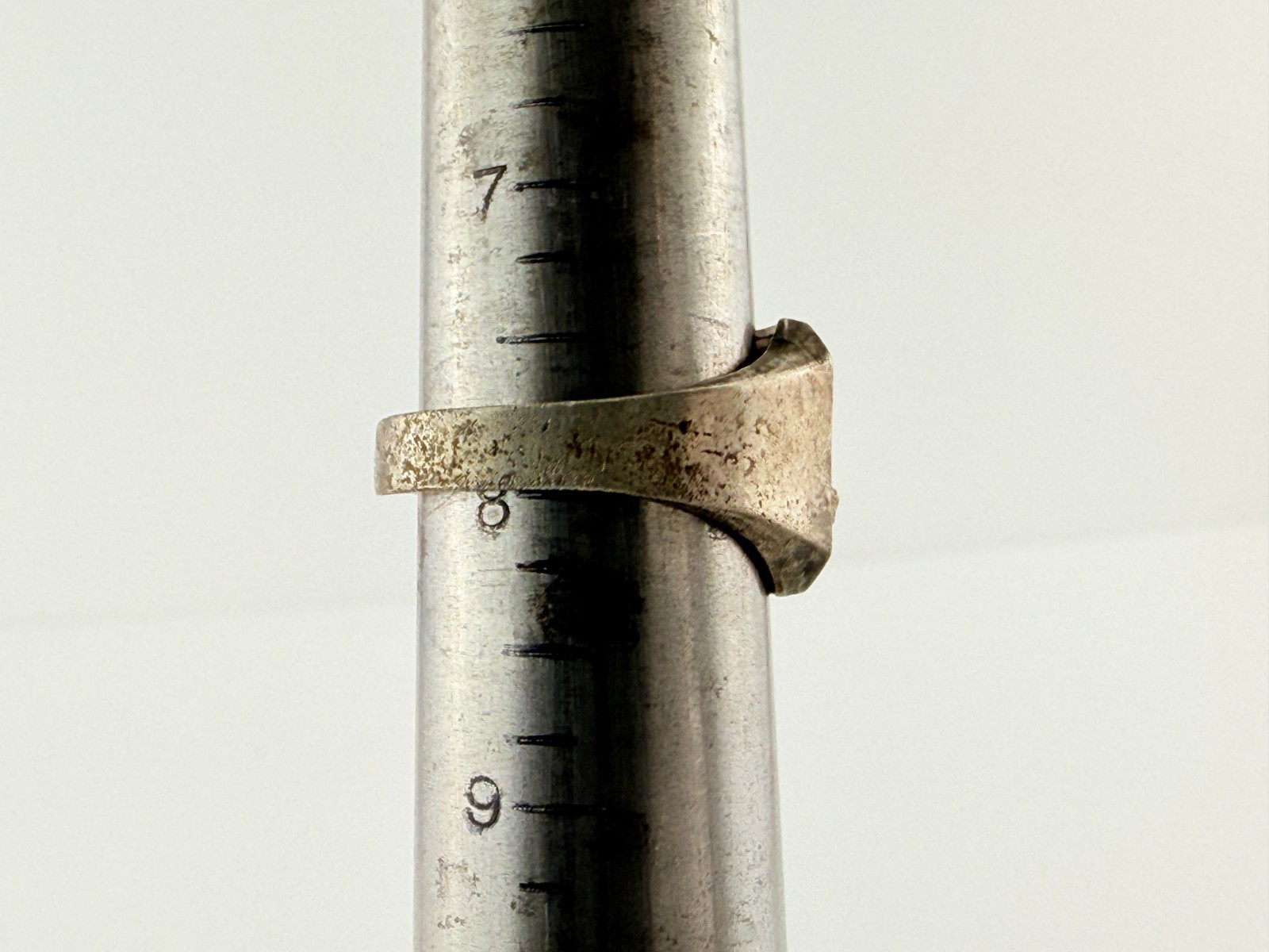 Vintage Robbins Co Attleboro Sterling Silver Lost River Souvenir Adjustable Ring