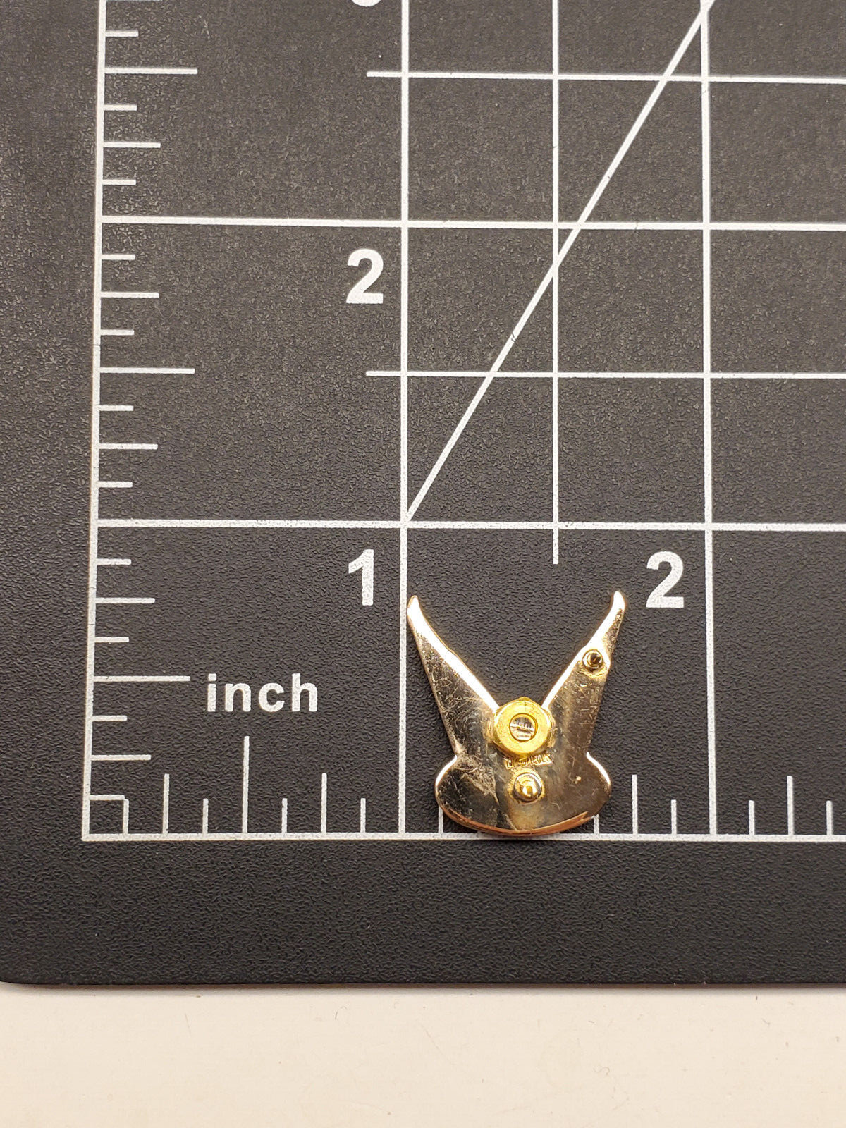 10k Real Yellow Gold Vintage Idaho 17 Years Safe Pilot Award Aviation Lapel Pin