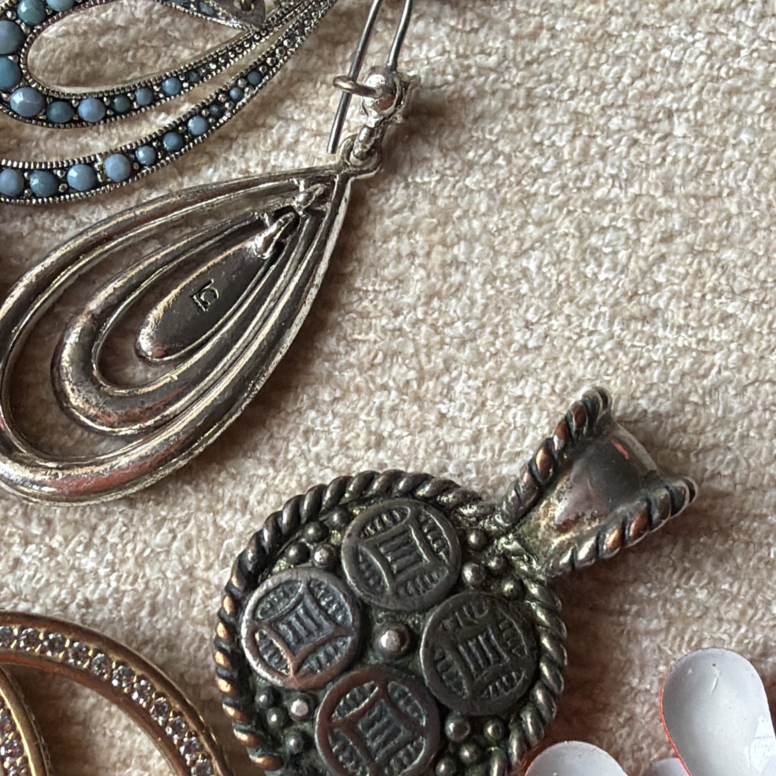 Mixed Jewelry lot of 26 Vintage and modern Estate Sale Find