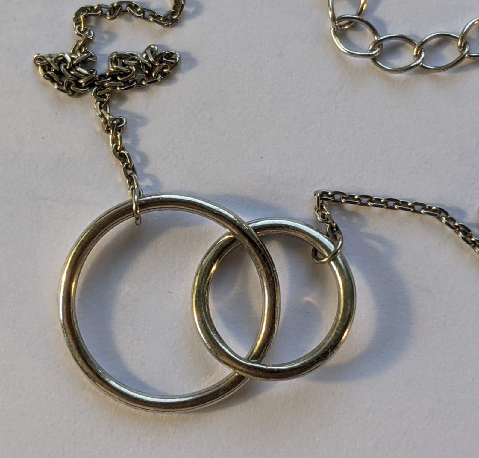 Vintage Necklace sterling silver 925. Сhain length 45 cm. Weight 2.97 g.