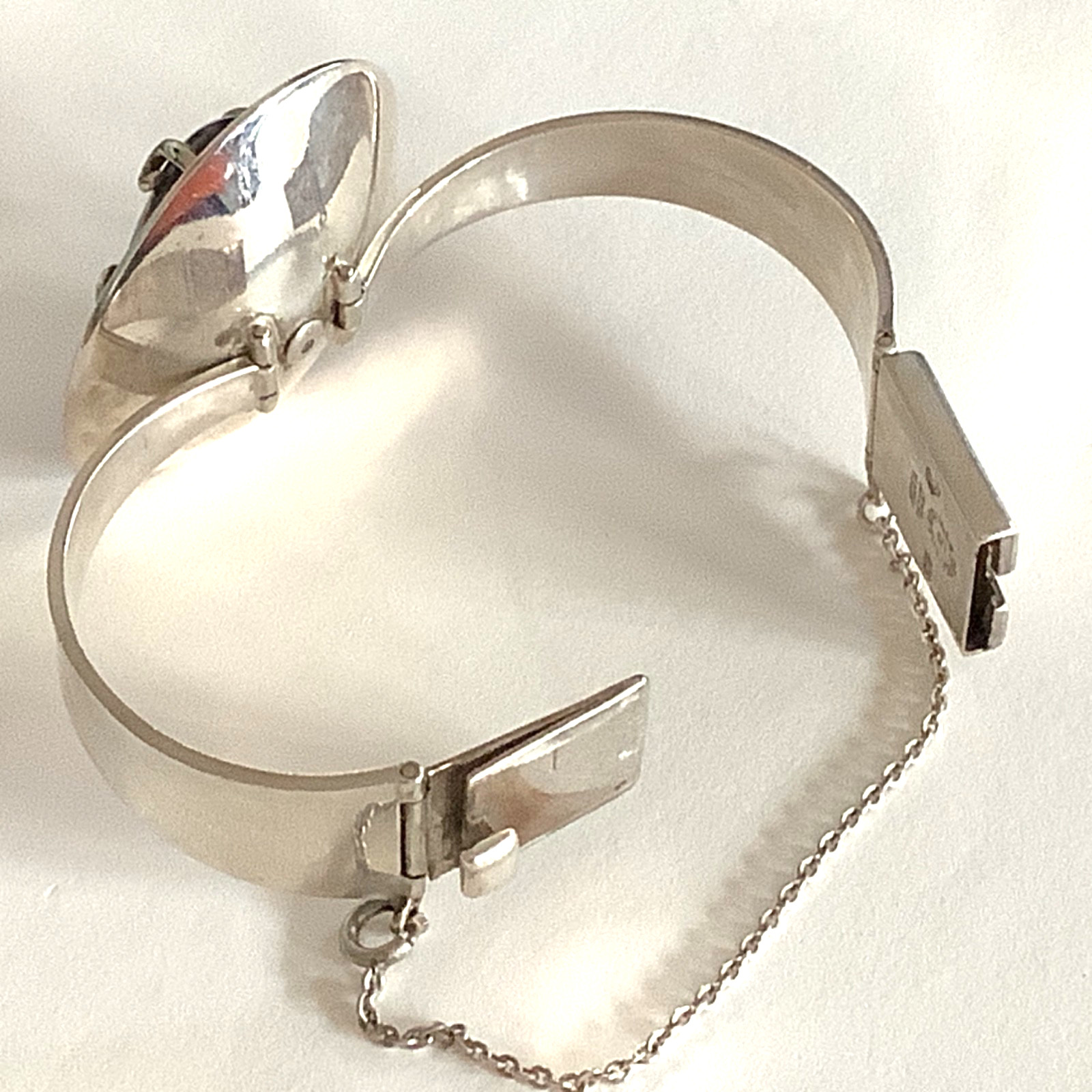 VTG Los Castillo MCM Sterling Silver Bracelet Amethyst?