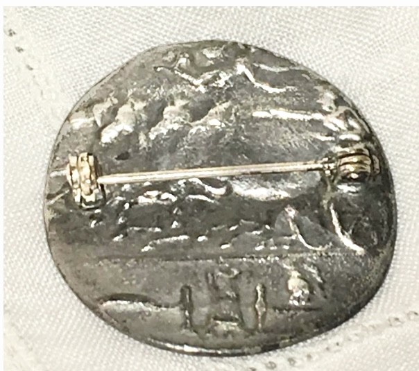 Silver Roman Coin Brooch Vintage MMA Vtg Alva Studio Pin Museum Replica Lovre