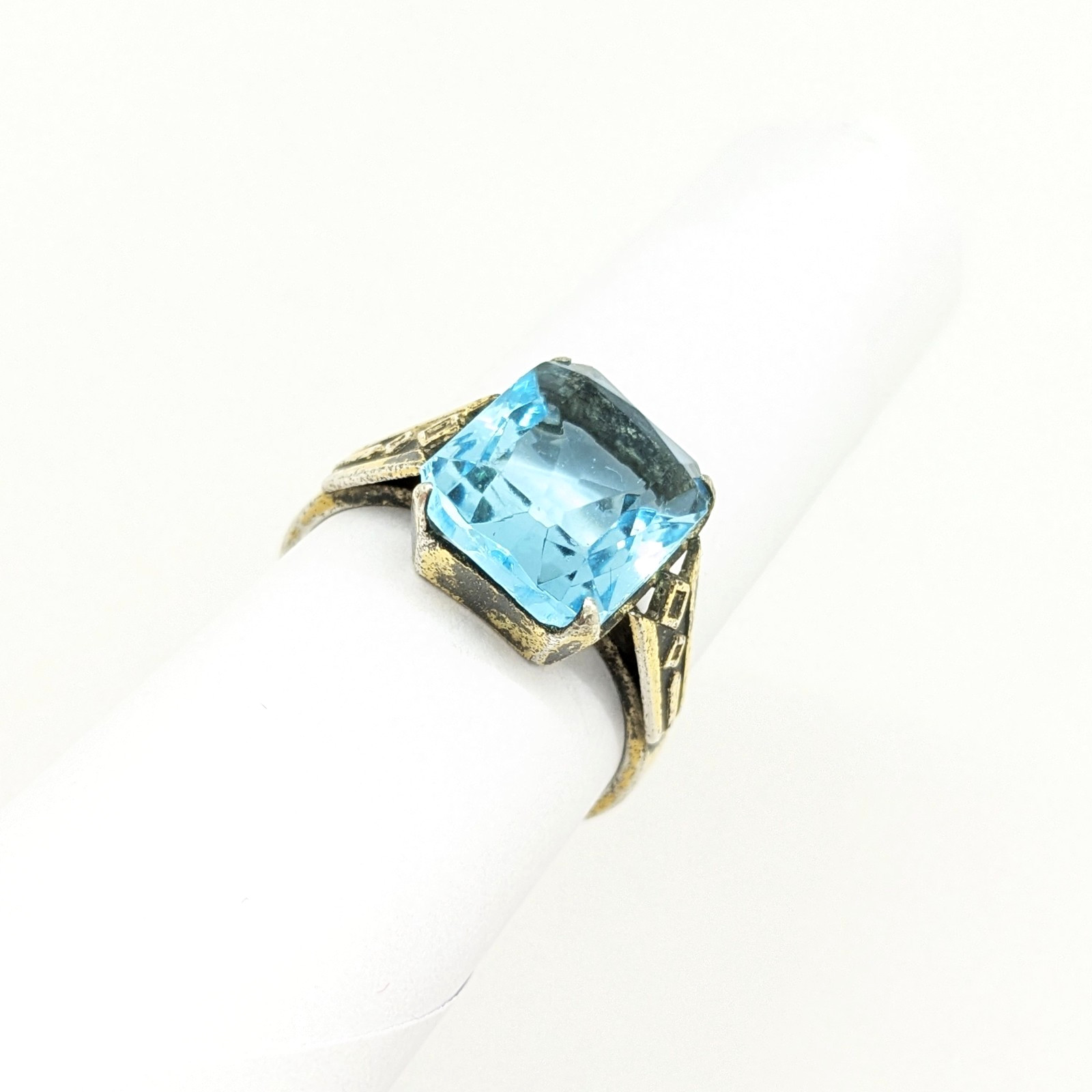 Vintage Luxury Soviet RING Silver⭐875 stamp Star USSR-size: 8US (18.5mm) UA #100
