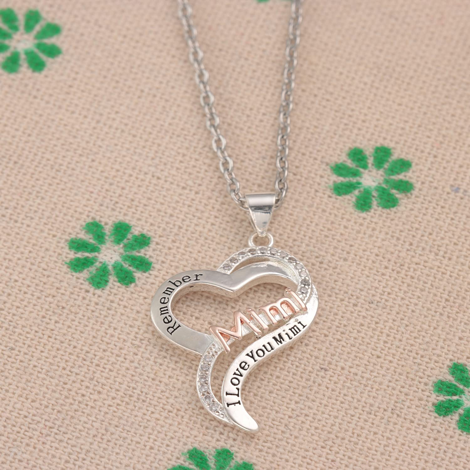AHAETH Gifts for 26*20mm/1*0.78″ (pendant), 46+5cm/18+2″ (necklace), White
