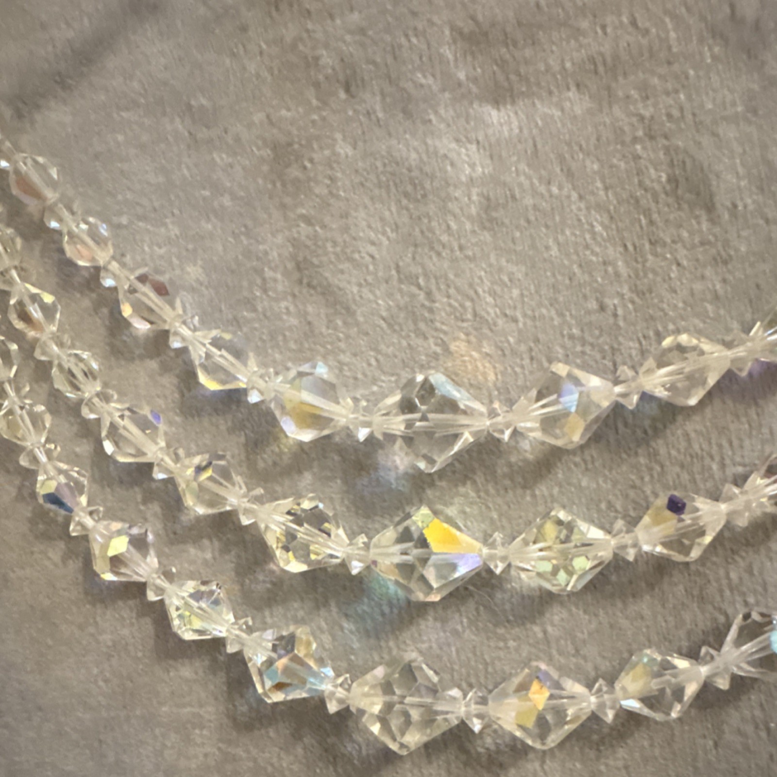 Vintage 1950s AB Choker Necklace