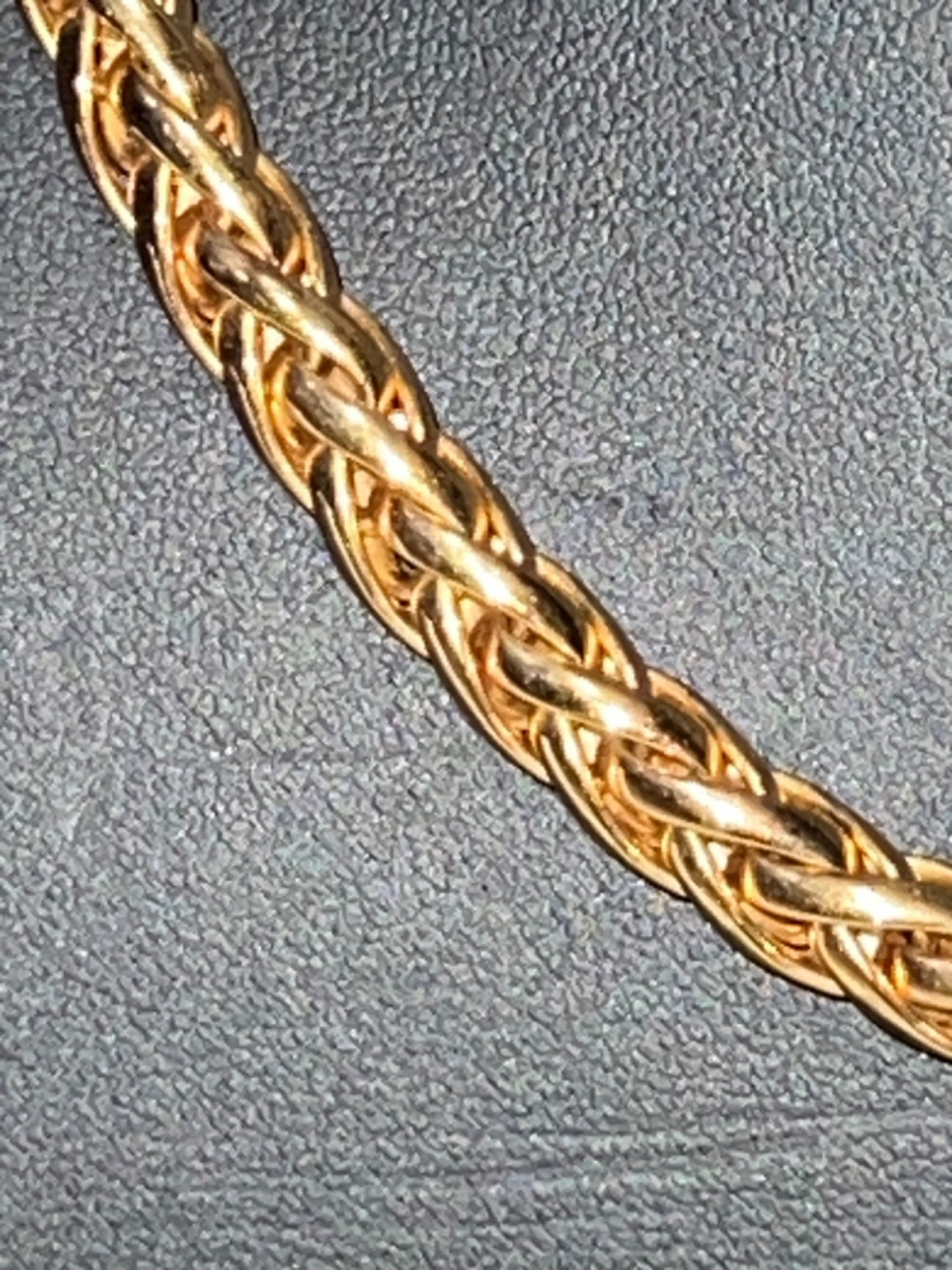 Vintage Gold-tone PREMIER DESIGNS Wheat Chain Necklace