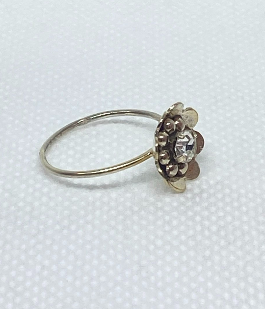 Rings Silver 875 Size 7.25 . Weight 1.41 g. Soviet Vintage Jewelry USSR