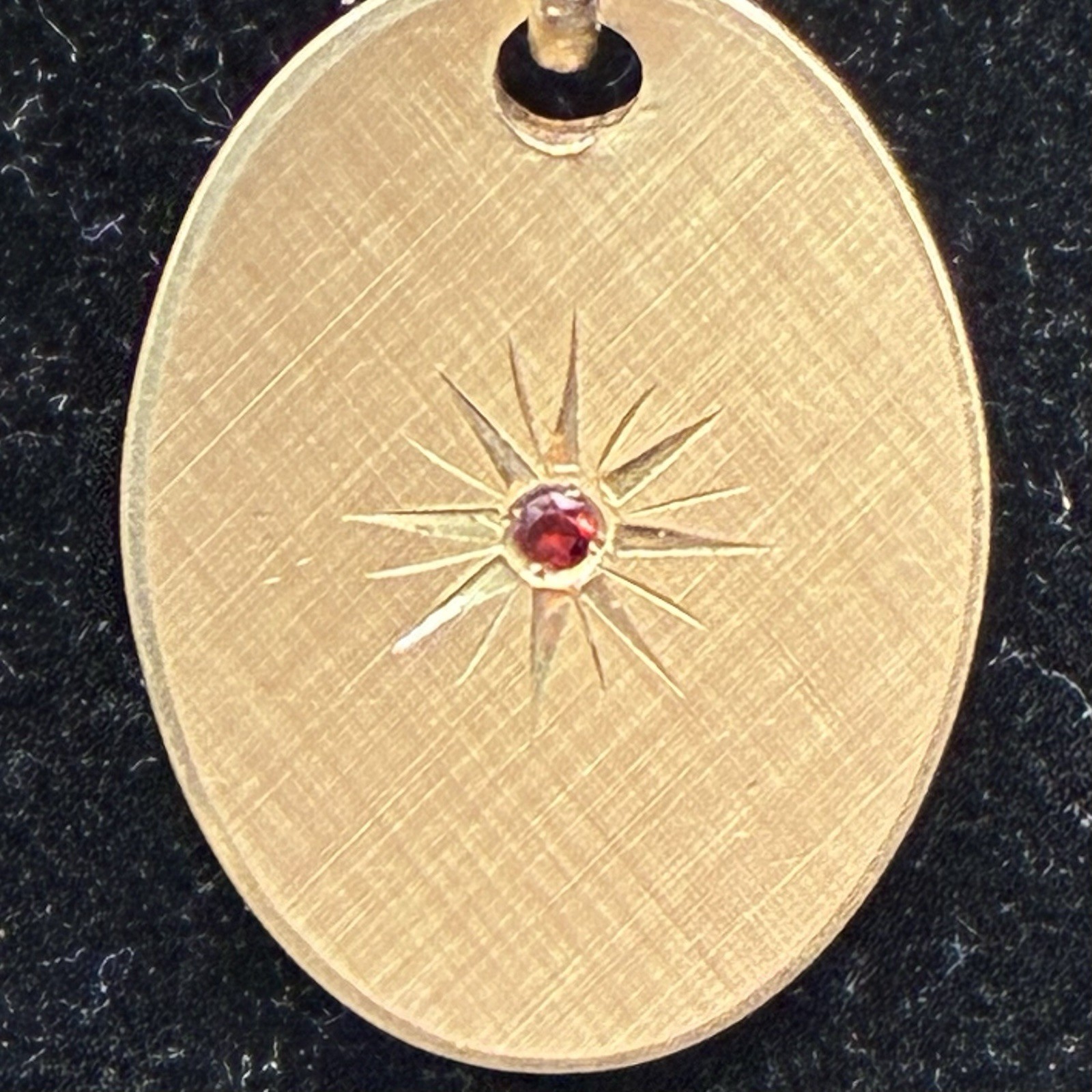 Vintage 12k Gold Filled Pocket Watch Chain FOB,Dog Clip,O-Ring, Ruby-Glass Charm