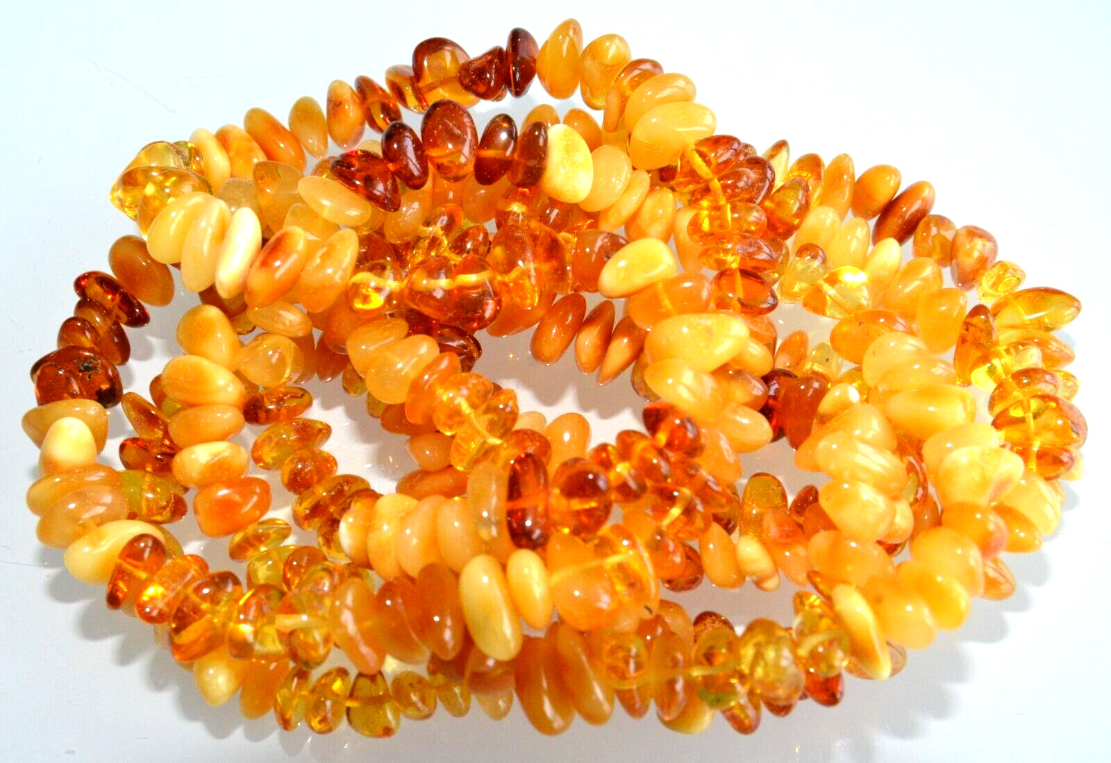 ✅135 cm=51gr RUSSIAN SOVIET BALTIC AMBER BEAD NECKLACE 琥珀 BRACELET STONE PENDANT