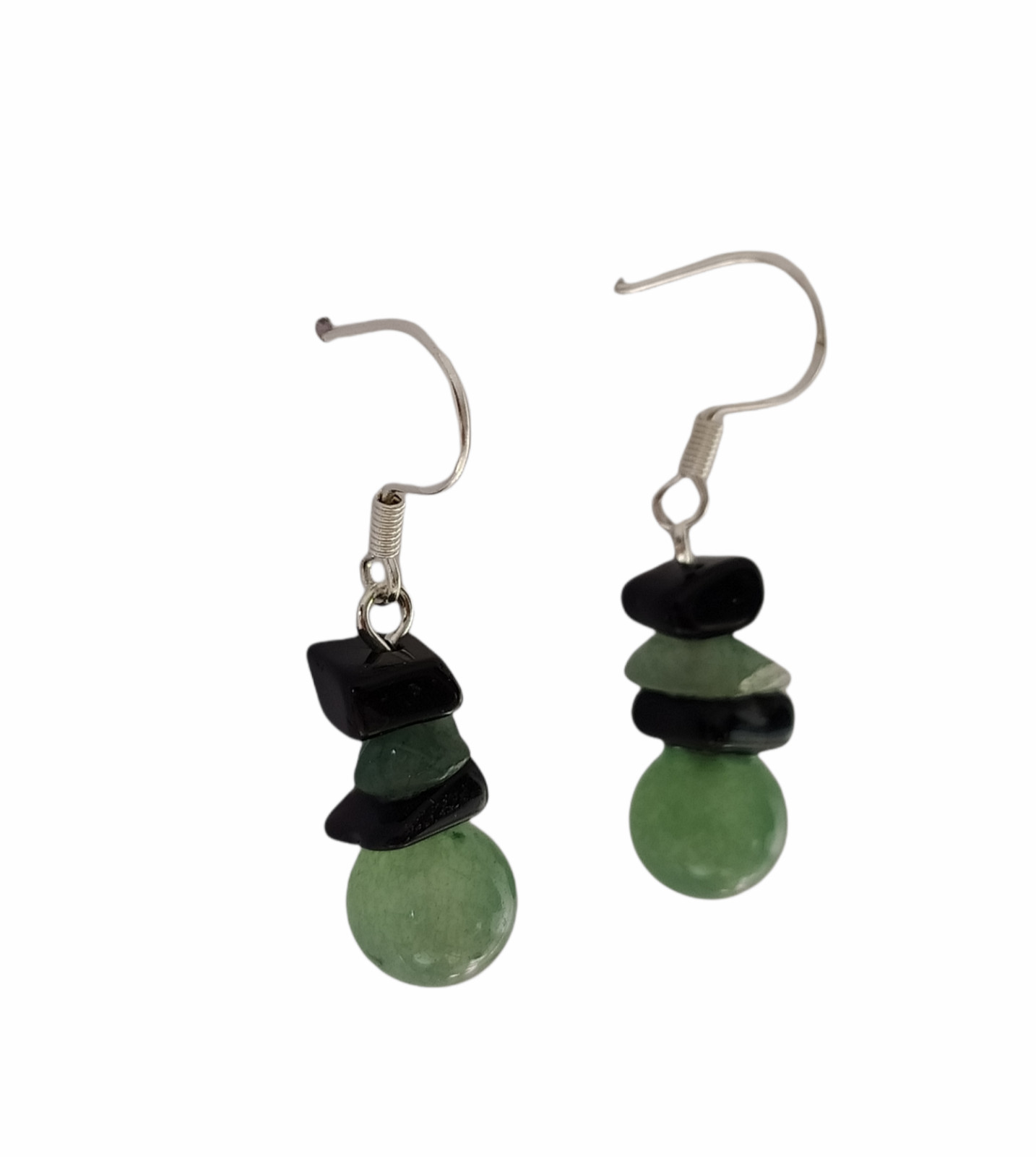 Amethyst, Jade & Tiger’s eye In Beautiful Earrings Handmade & Free Shipping!!.