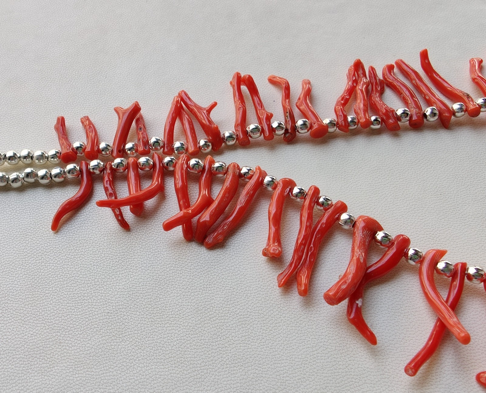AA+ Quality 100% Natural Italian Red Coral Tube Beads: 16 Strand for Jewelry Mak