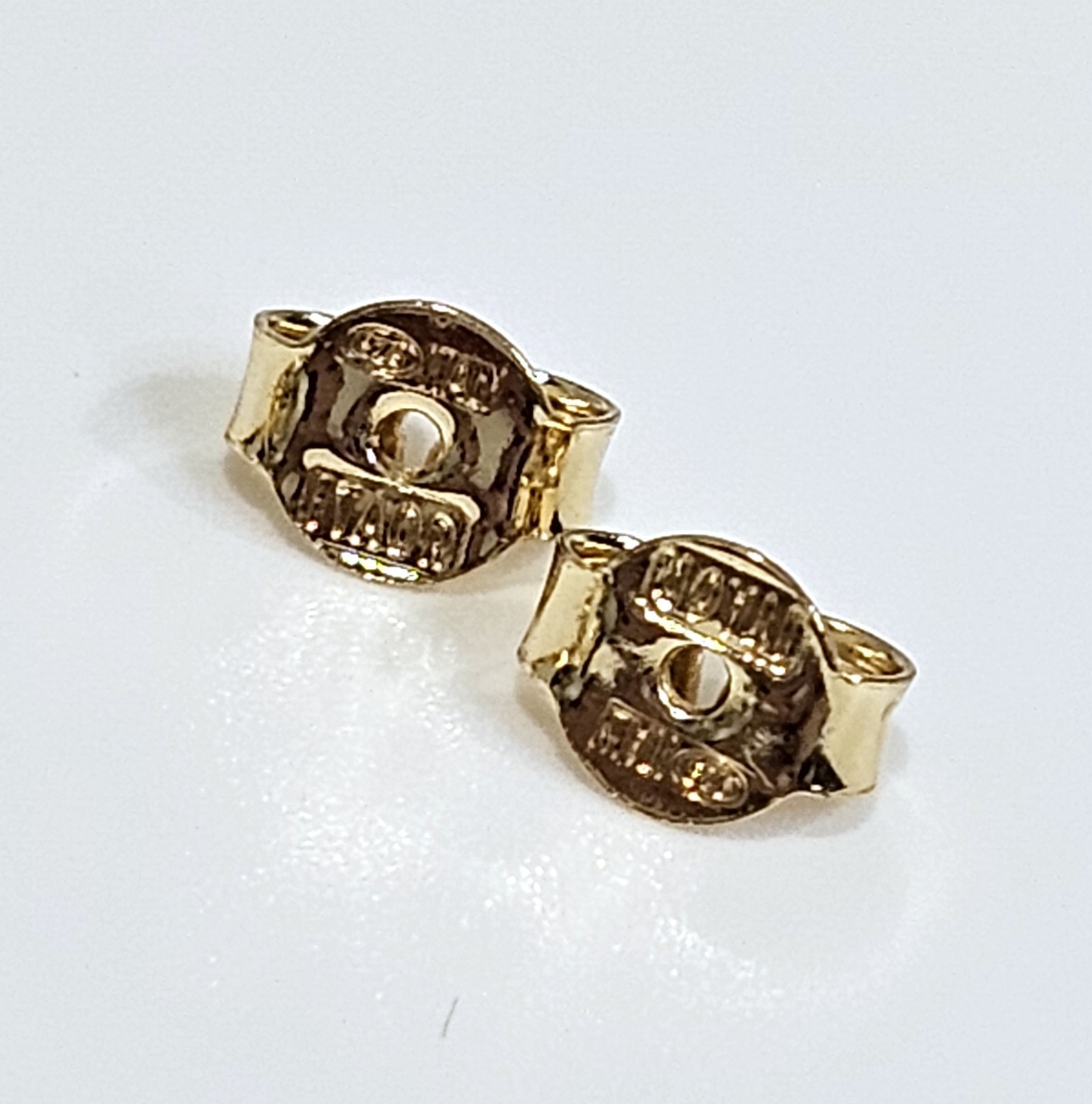 Bellezza Itaor Italy earrings gold over sterling chain dangle black beads