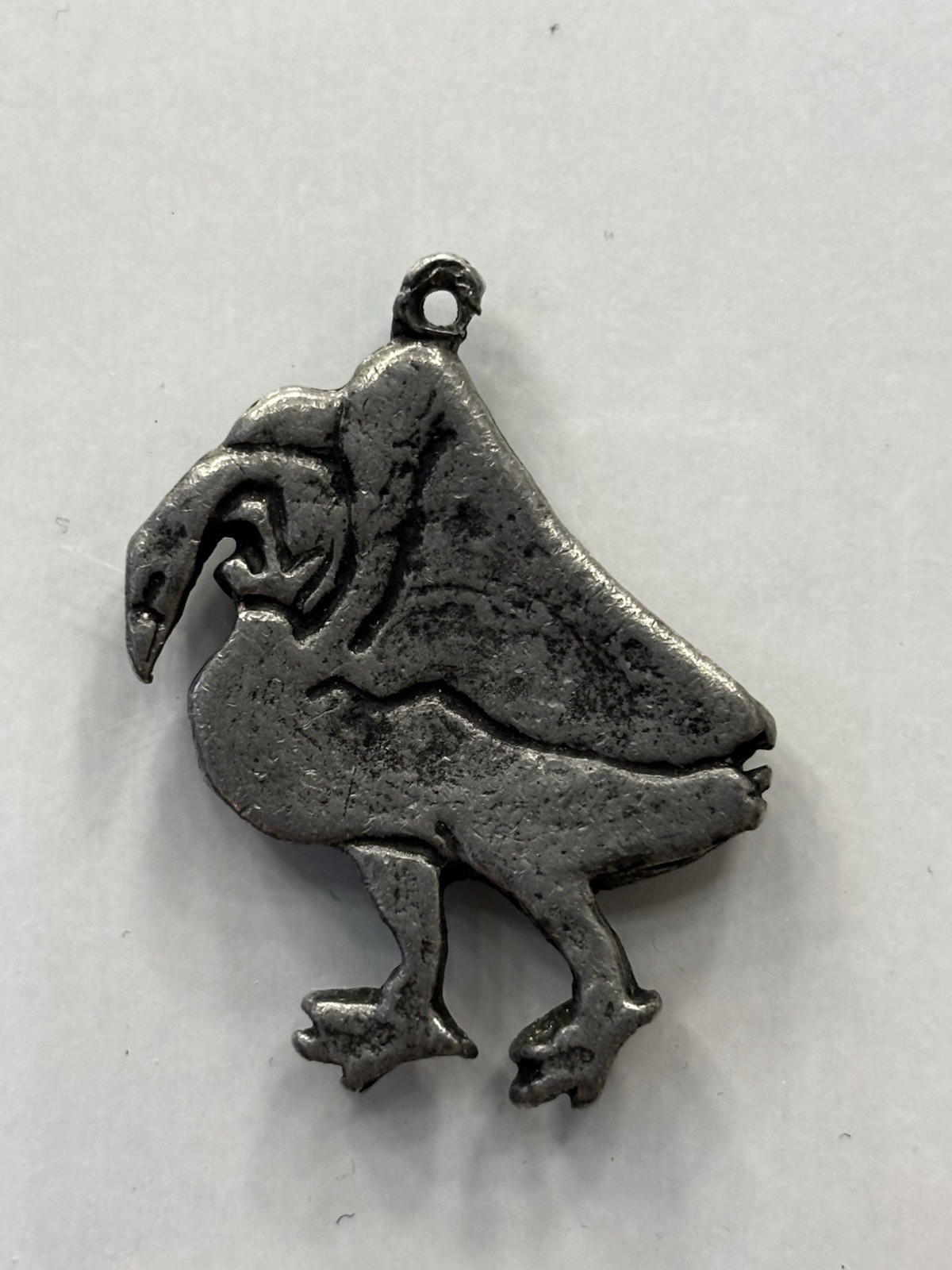 Vintage Buckingham Pewter Swan Pendant – Old Gaol Buckinghamshire England 90s