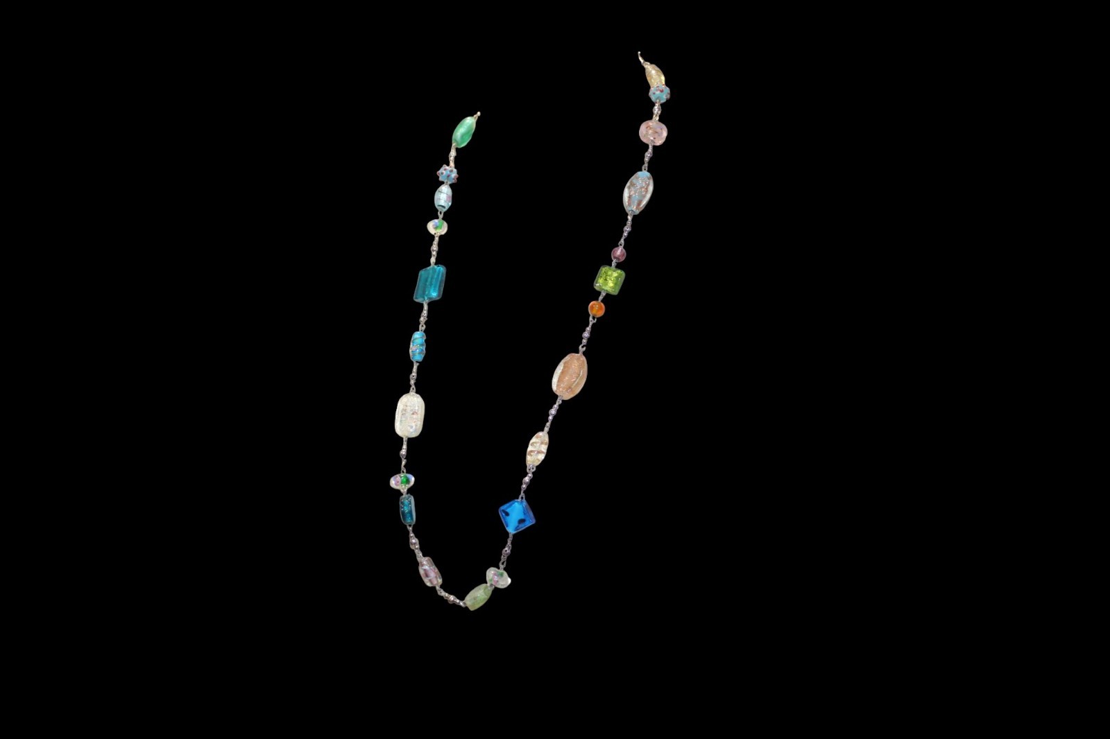 Jewelry Lot VTG Fashion 4 Pc Set Crystals Charms Bracelet Necklace Earrings