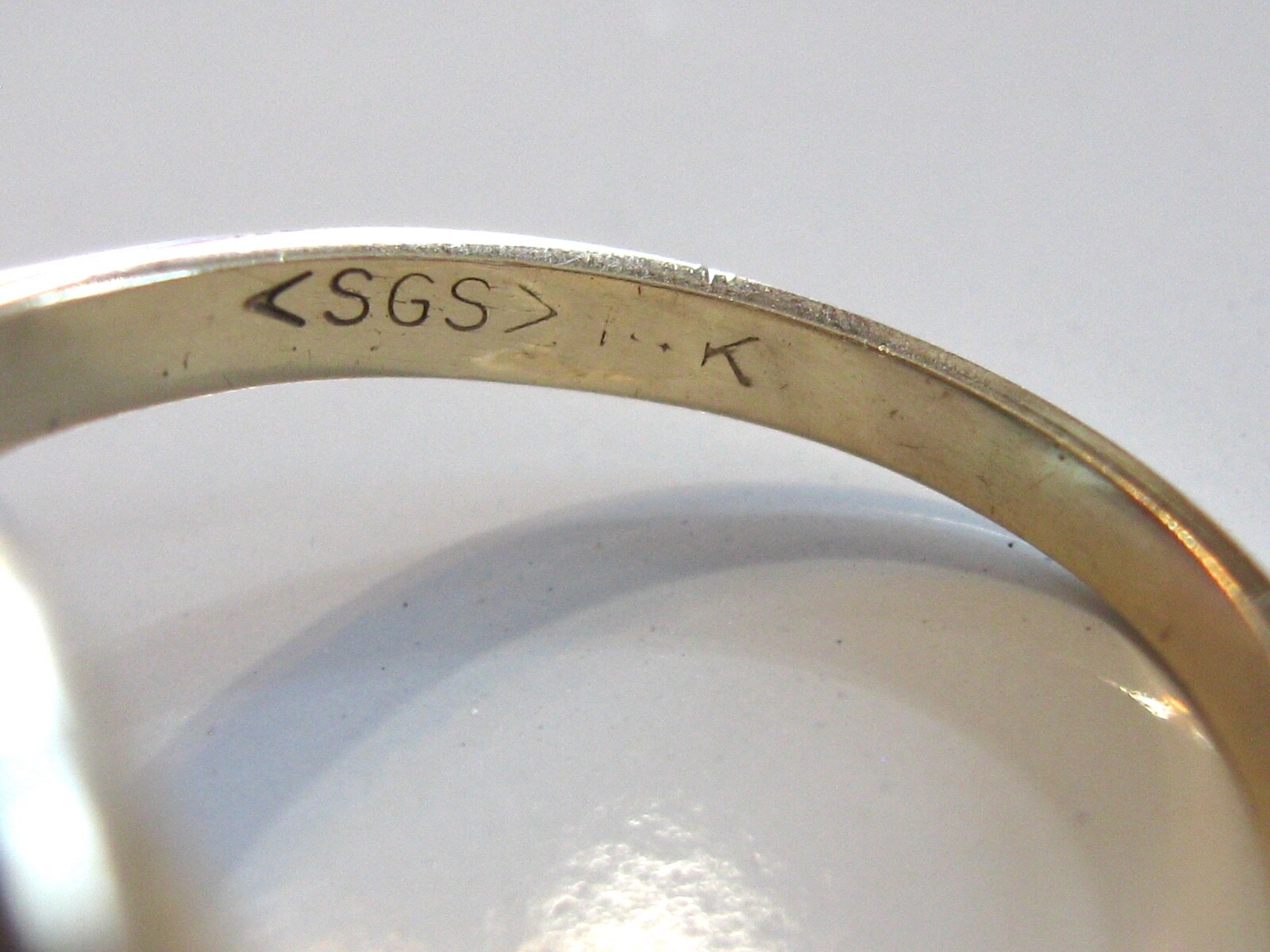 VINTAGE MOD RETRO DIAMOND ENGAGEMENT PROMISE EVERY DAY RING 14K YELLOW GOLD RING