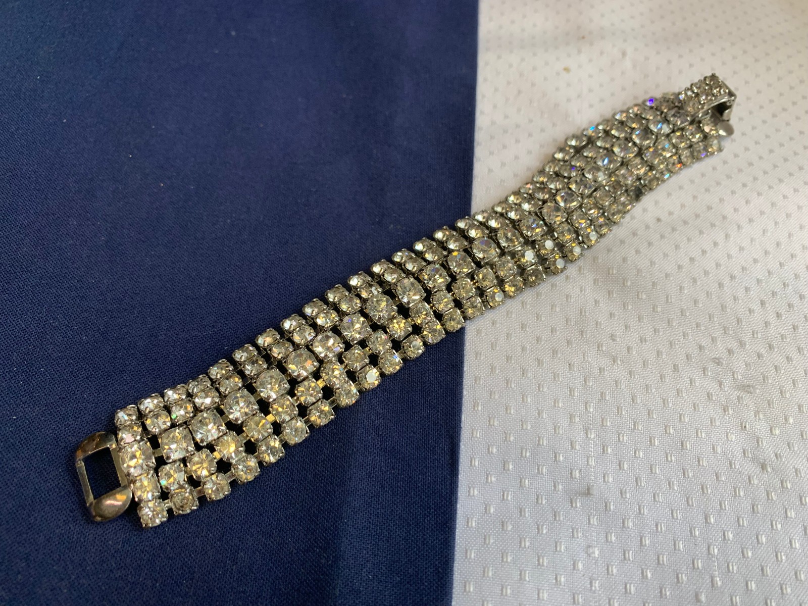 Vtg Costume Jewelry Bracelet Lot Weiss Coro Sarah C Rhinestone Enamel Lucite