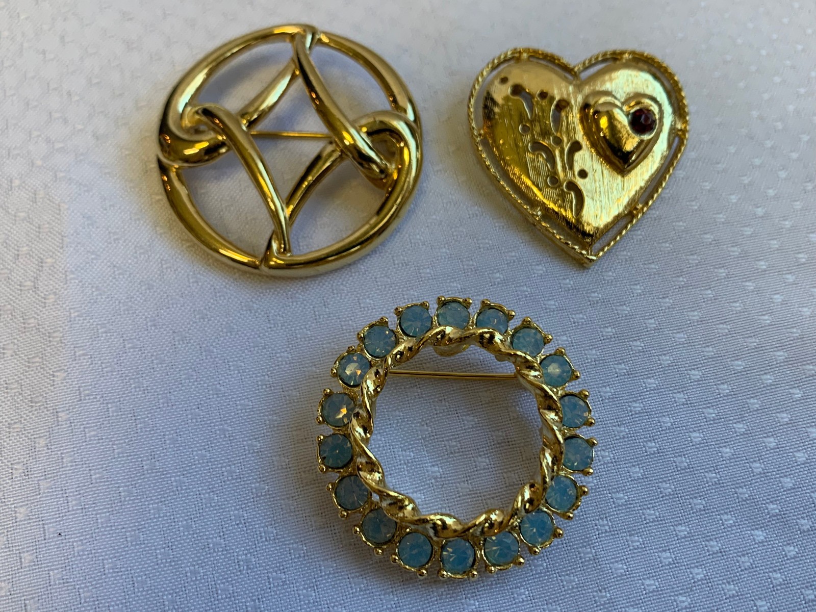 Vtg Brooch Lot Giovanni Gerrys Monet Sarah C Avon Scatter Pins Costume Jewelry