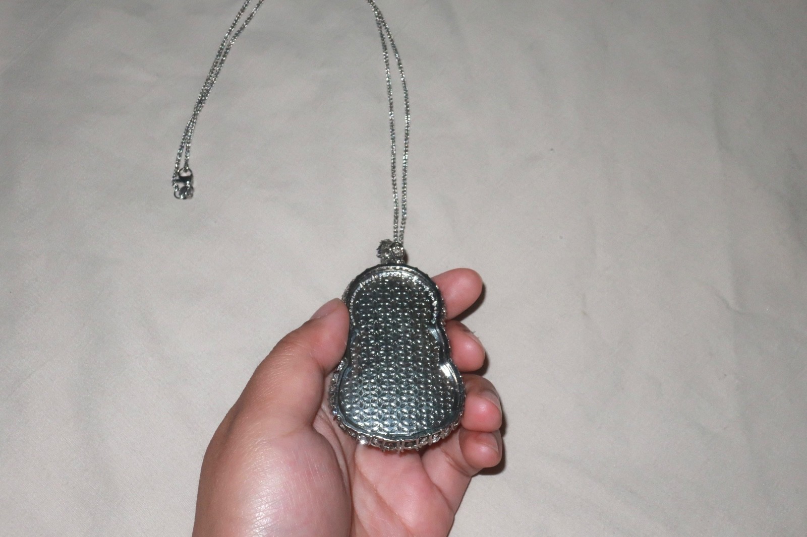 Rare Type A Natural Icy Green Jadeite Guanyin Pendant Translucent Feicui Deity