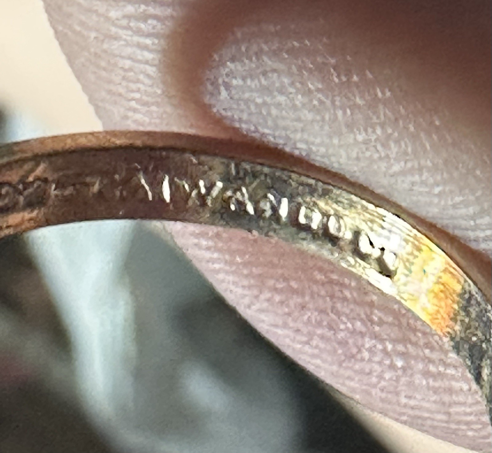 Vintage STERLING SILVER Gold Pl. Laser-cut Purple CZ Ladies Cocktail Ring Sz 8.5