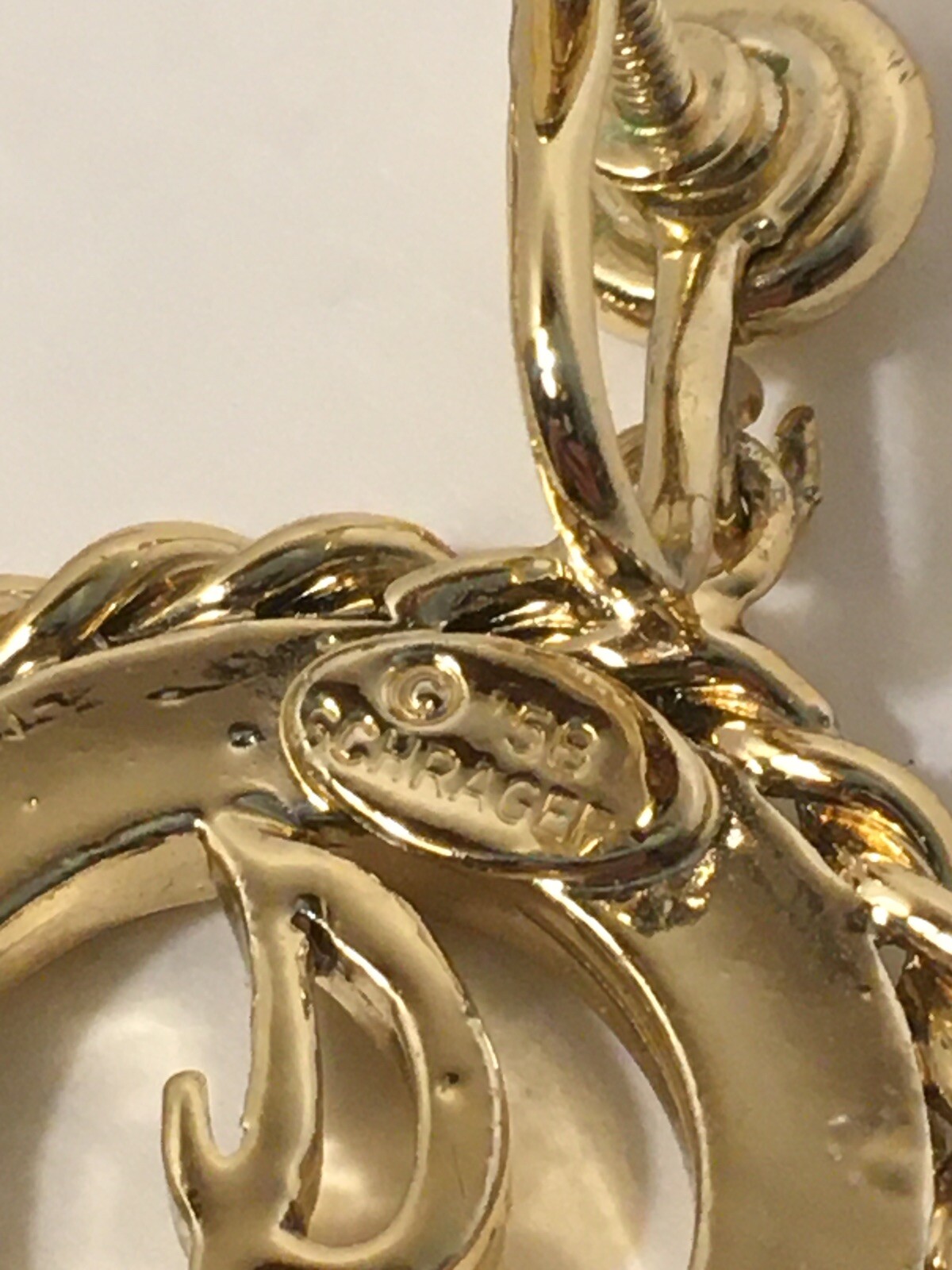 Vintage Schrager 1958 Monogram “I” Initial Bracelet & Earrings Auction Finds 702