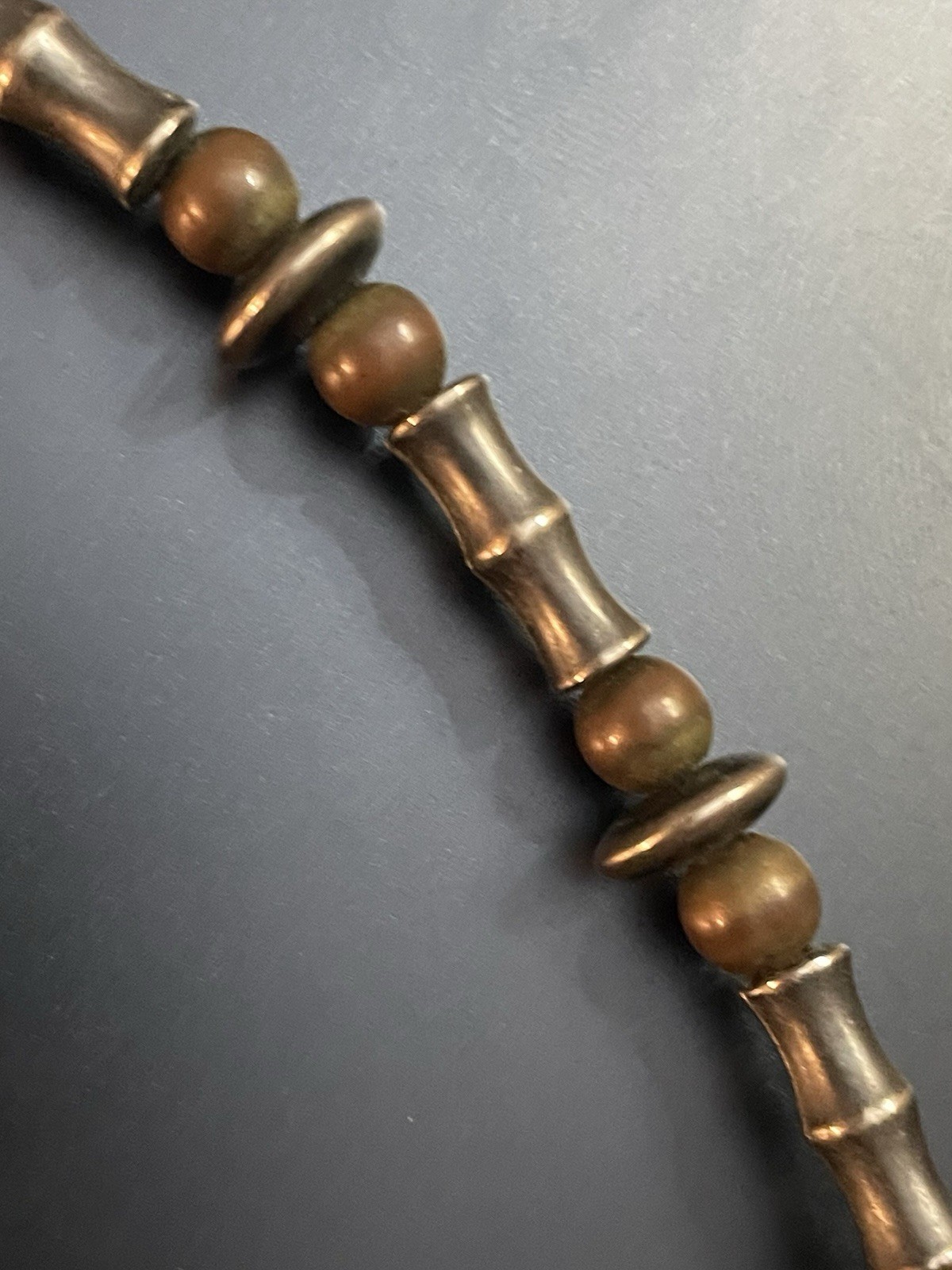 Beaded Necklace With Fish Hook Clasp ~ 17”