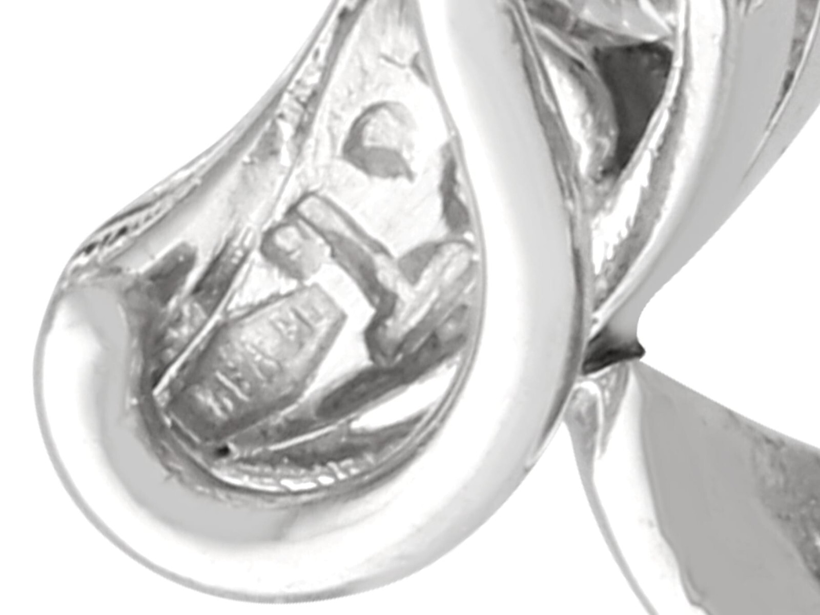Antique 4.35Ct Diamond and Platinum Earrings Circa 1935