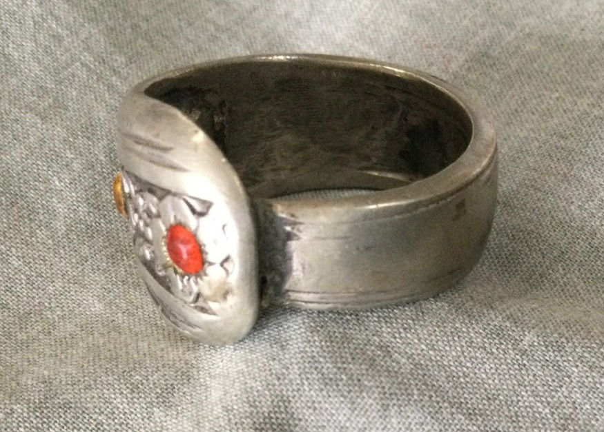 Vintage Mothers Birthstone Ring – May – November – January / July – Custom Spoon