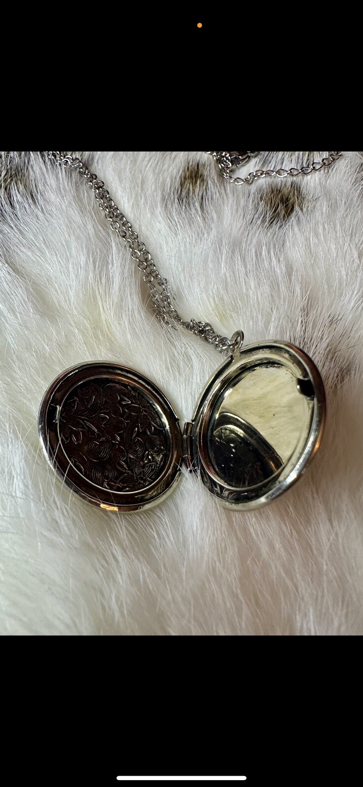 Sunflower Locket Necklace New Boho Country Western REN Fairy Vintage Silver Gift