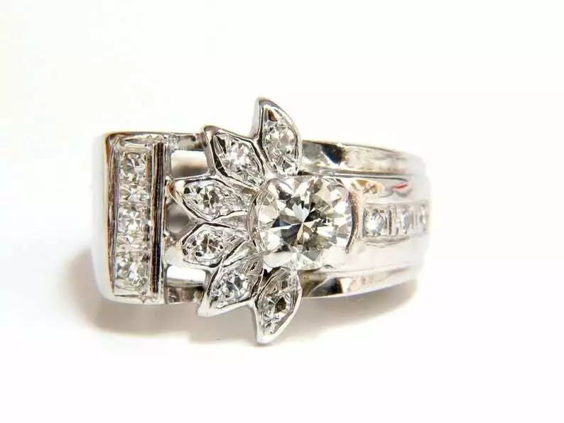Victorian Revival 0.78CT Brilliant Round Cut Cubic Zirconia Amazing Women’s Band