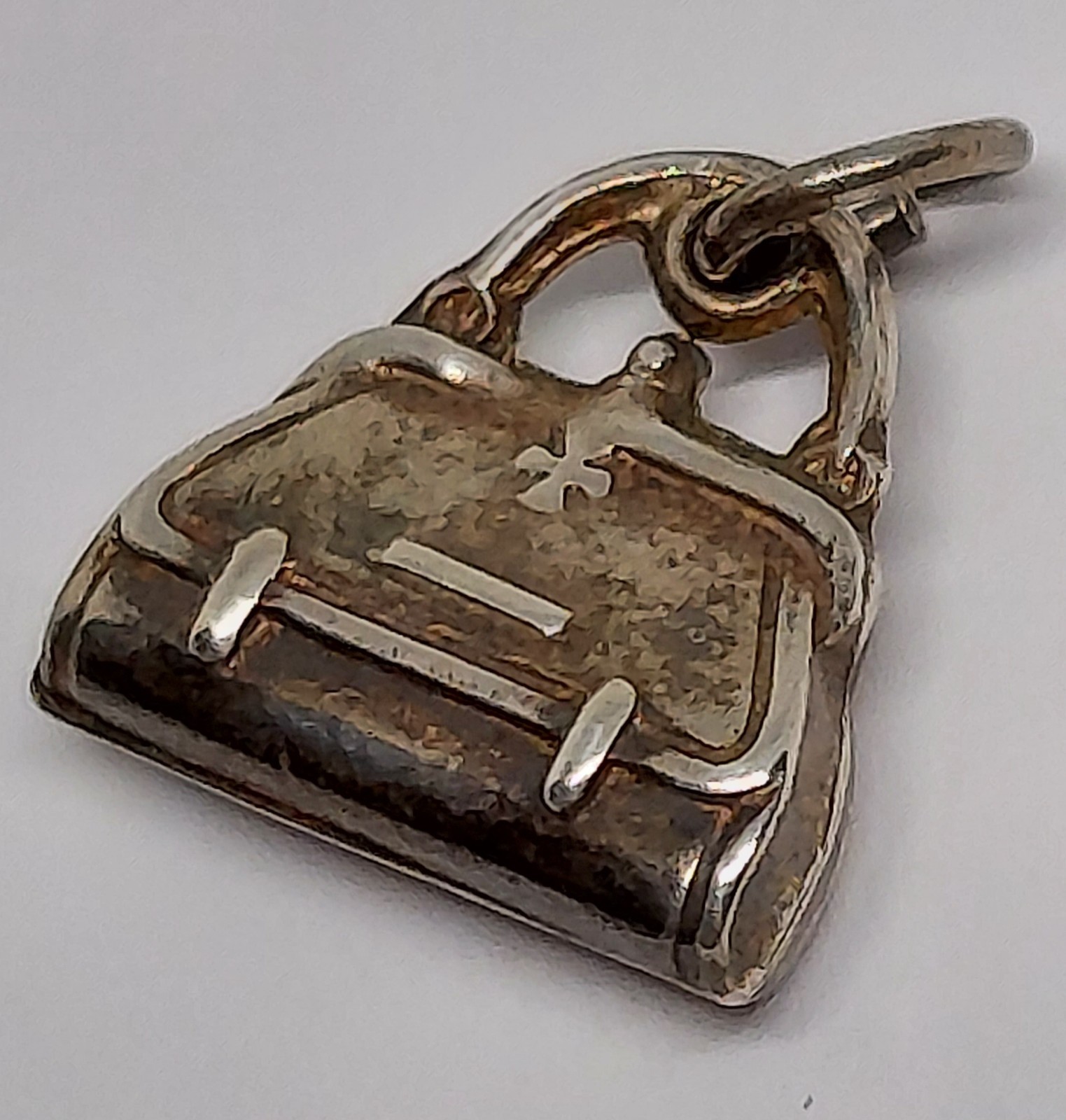 Vintage Sterling Silver Charm 3D Purse Handbag or Dr. Bag?
