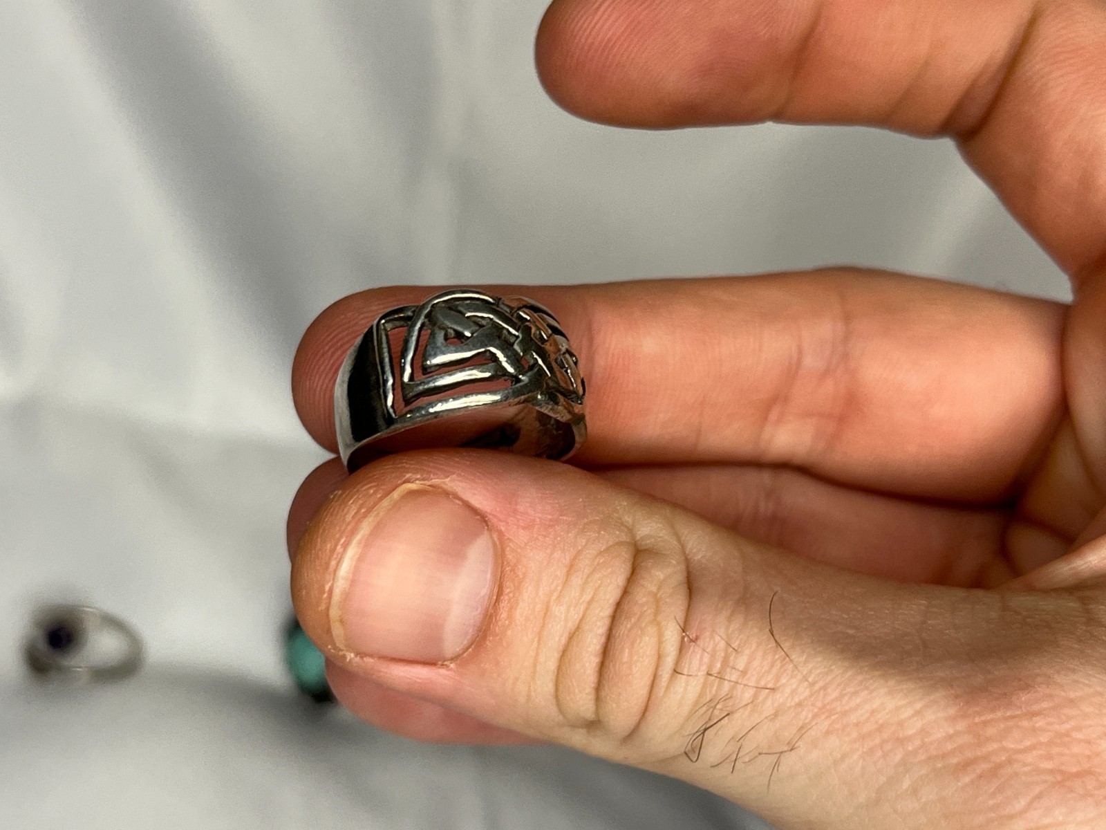 Jewelry Lot – Three Rings and Bracelet