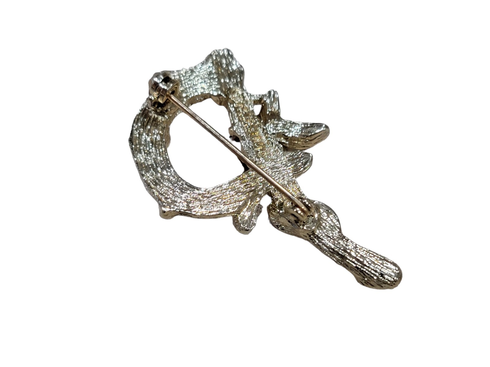 Sarah Coventry Vtg 1960s Letter P Monogram Initial Gold Tone Branch Pin Brooch