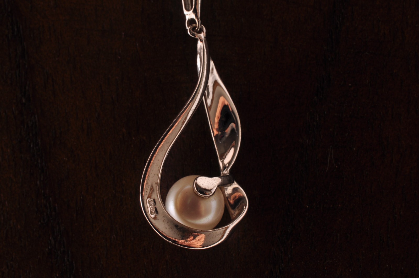 Near mint Japan brand “MIKIMOTO” Akoya pearl pendant 925 silver (total 13.0ct).