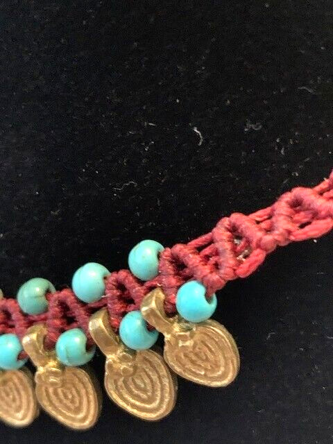 Statement Necklace Handmade Paulina Barcelona OOAK Boho Ethnic Adjustable Spain