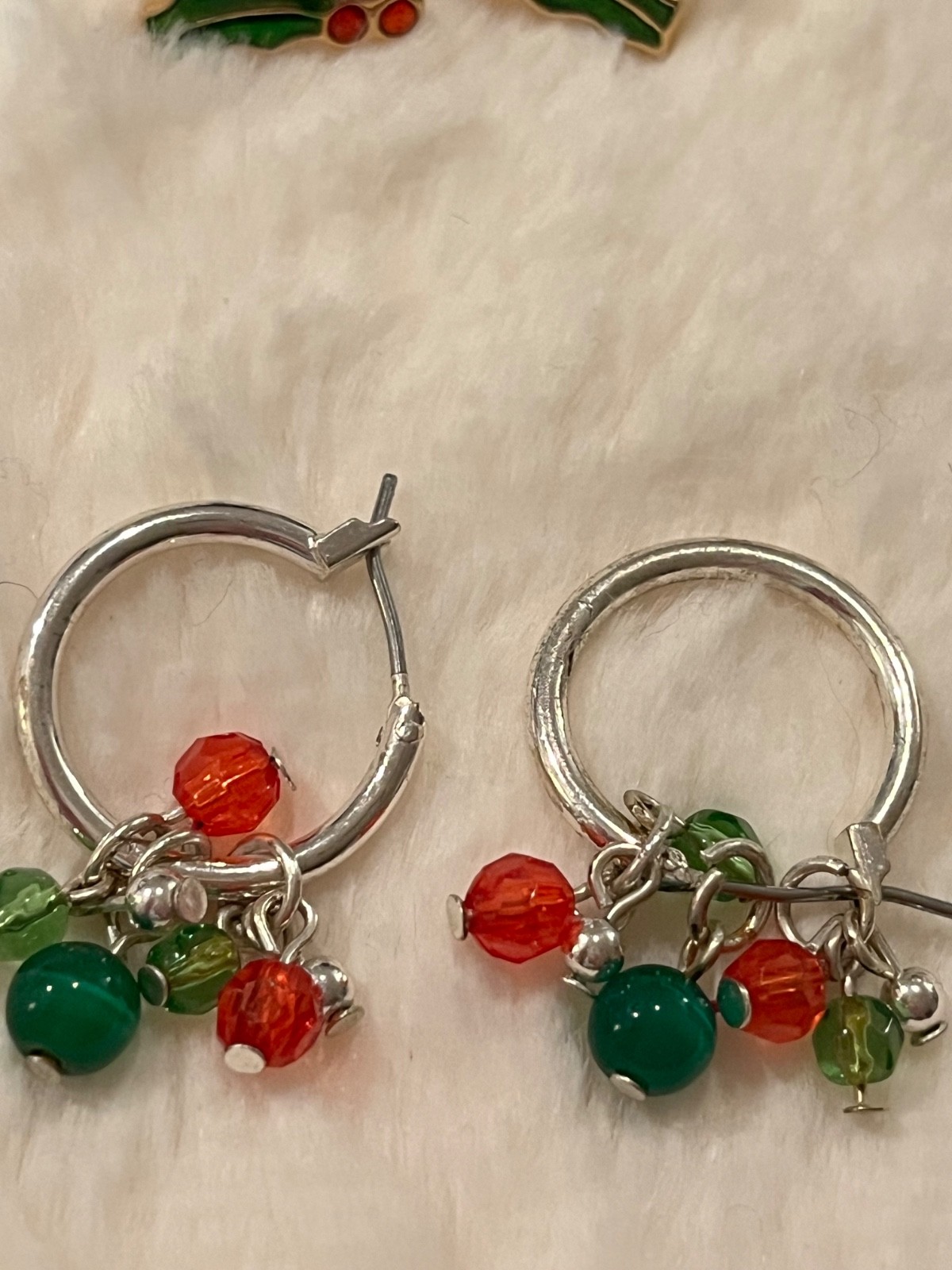 Vintage Christmas Earring Collection – 3 Pairs Pierced