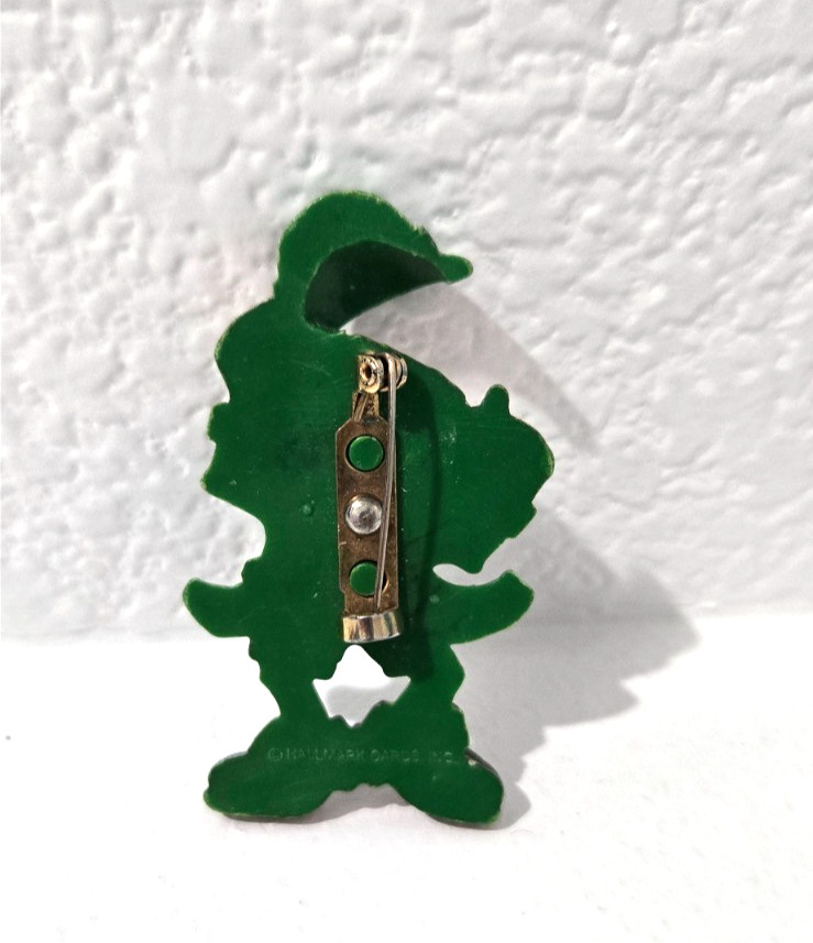 Vintage 1980’s Hallmark Cards St. Patricks Day Leprechaun Pin Brooch