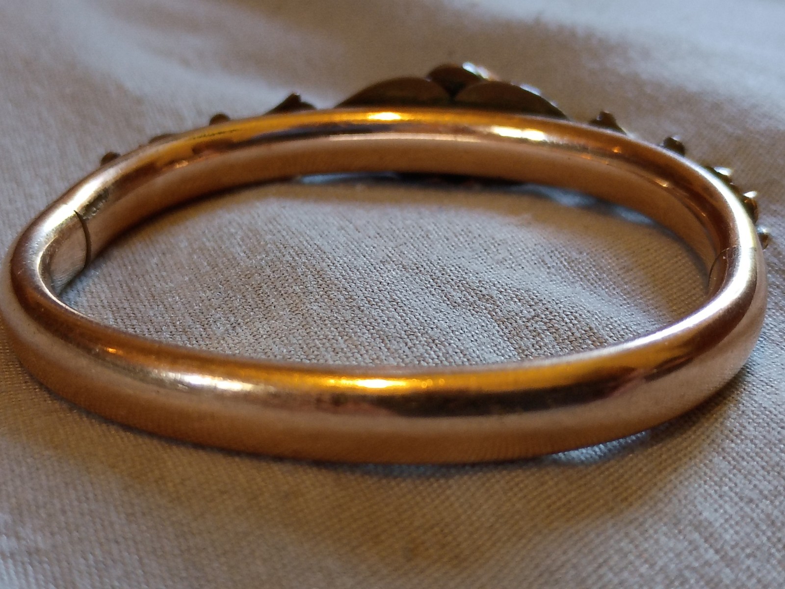 Antique Repurposed D.I.X. Gold Filled Bracelet.