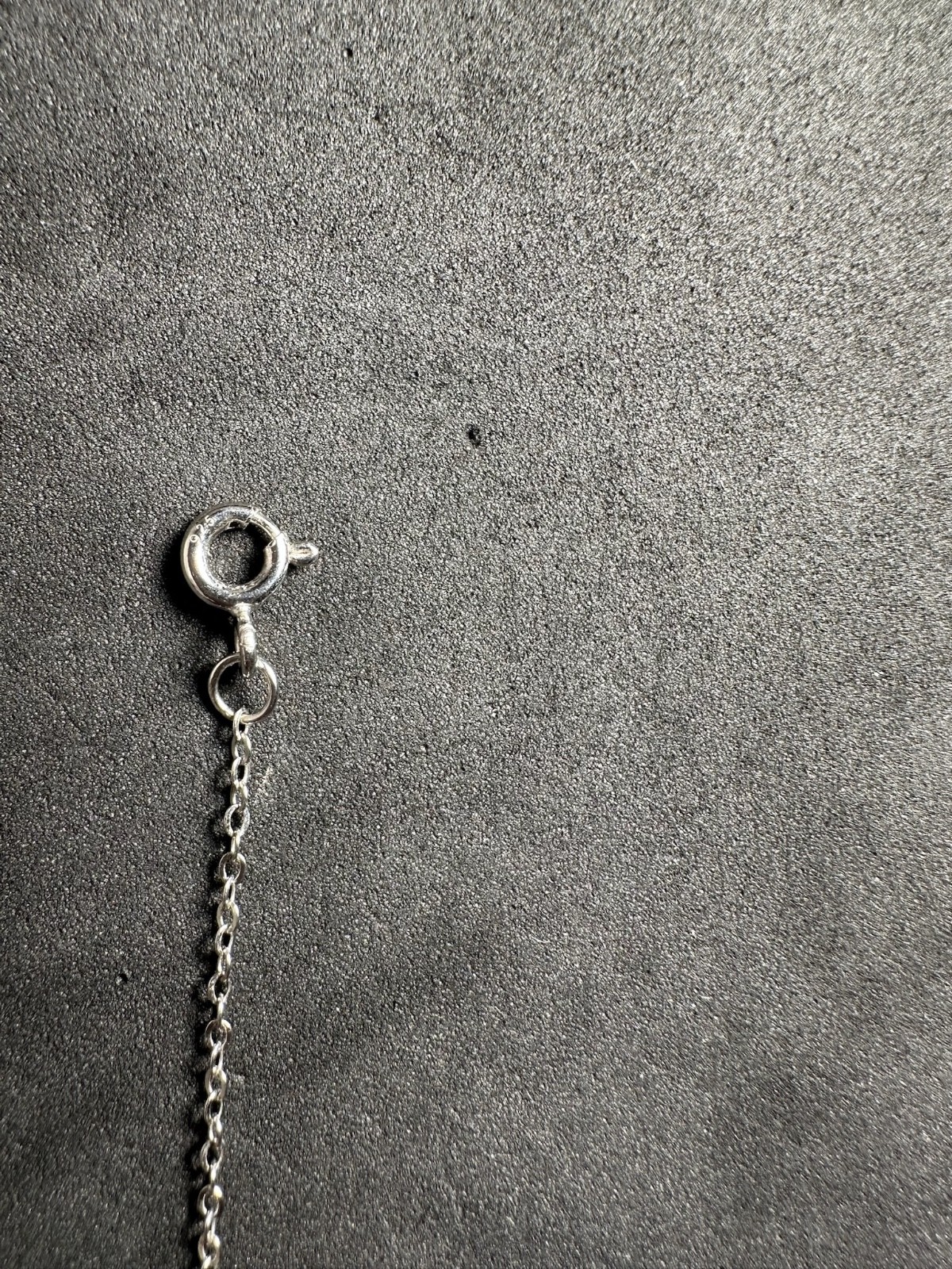 1.00g Vintage Sterling Silver 925 Cable Chain Necklace Adjustable 17.5 in