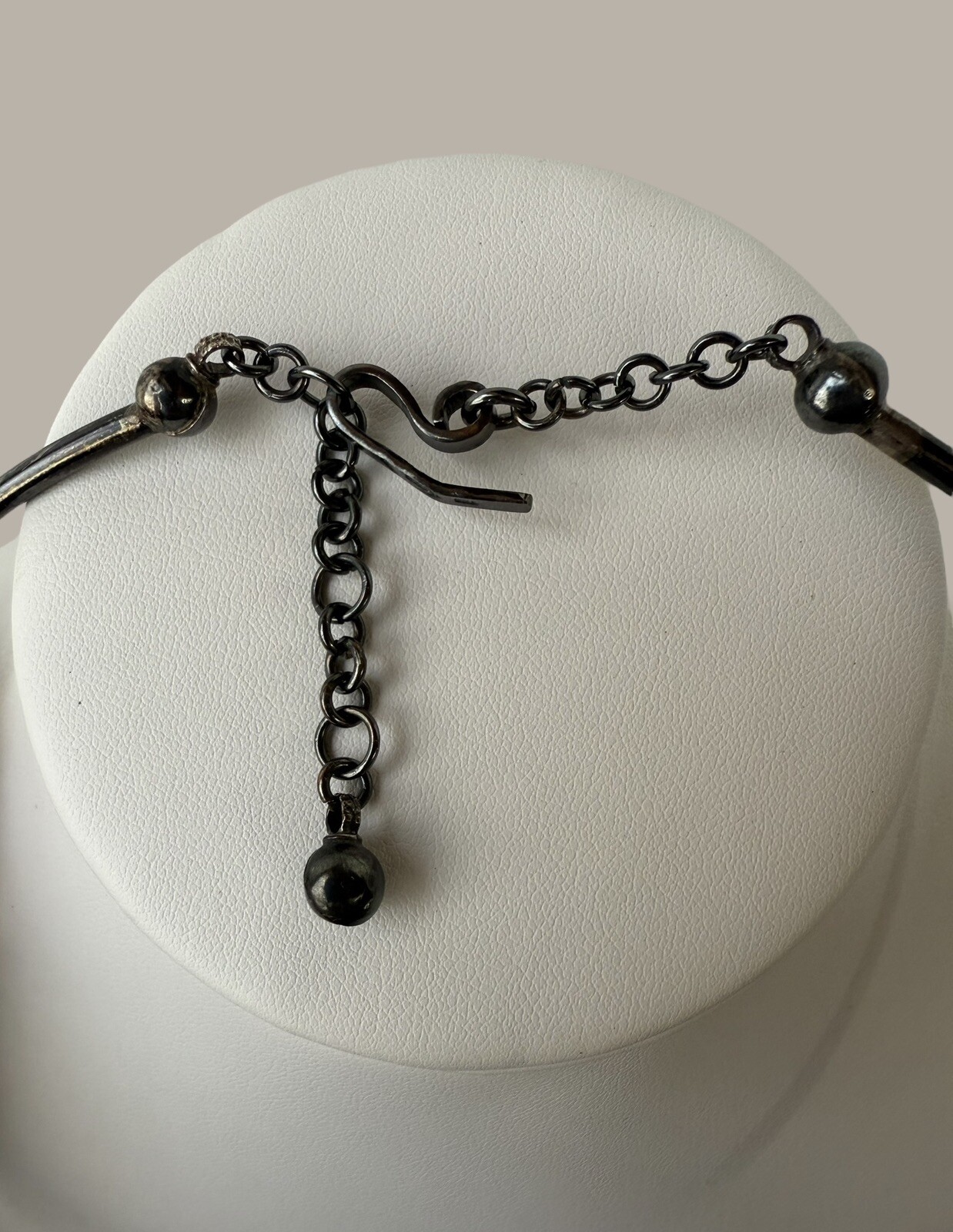 Vintage MCM Sterling Silver Artisan Hand Made Israel Necklace – Needs Repair