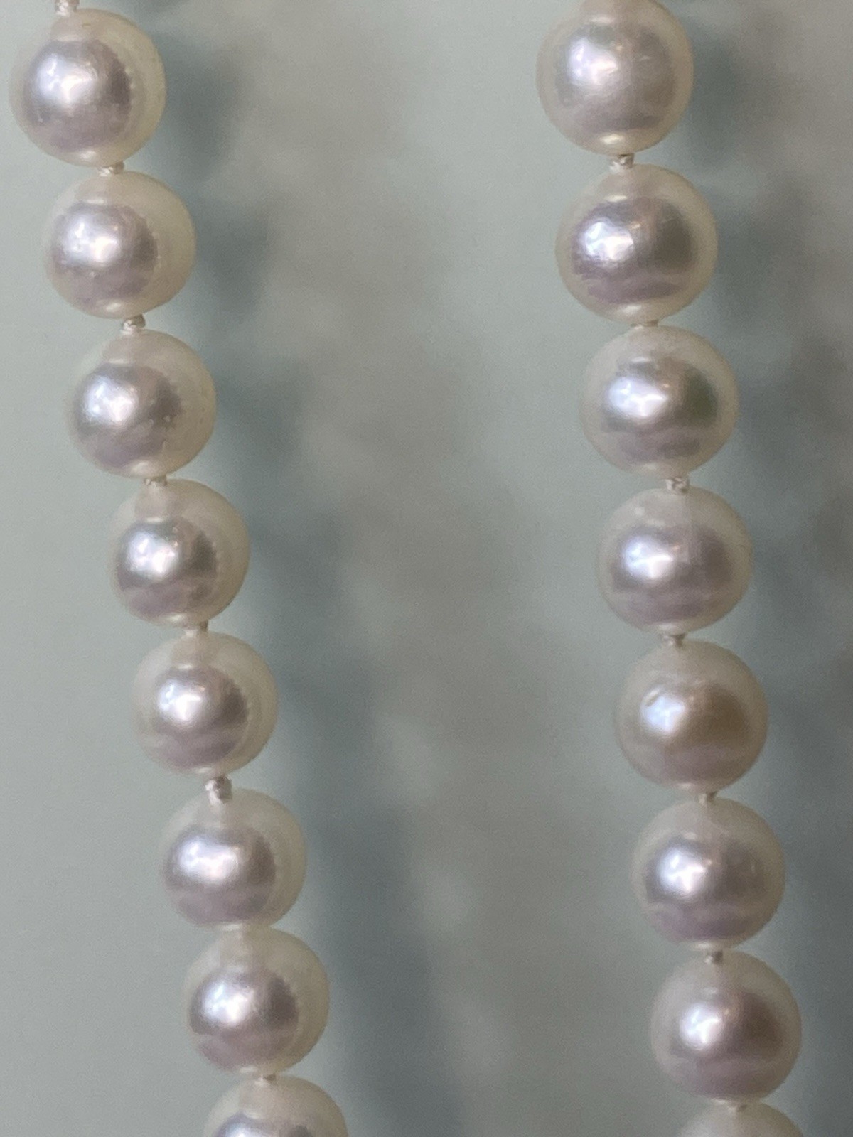 Vintage Cultured 7-8mm Pearl Necklace 45cm L