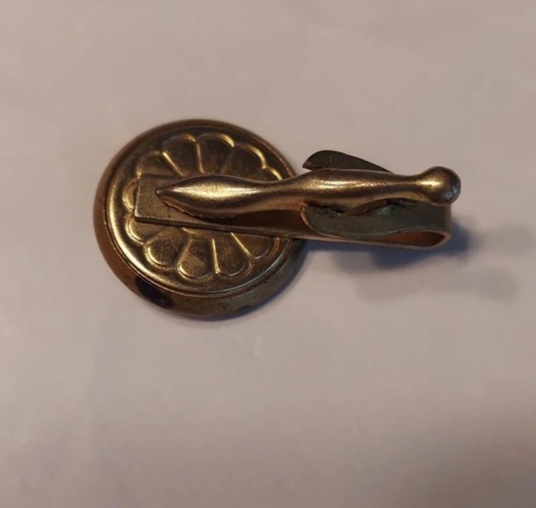 Antique Paul Revere Midnight Ride Tie Clip – Brass RARE!