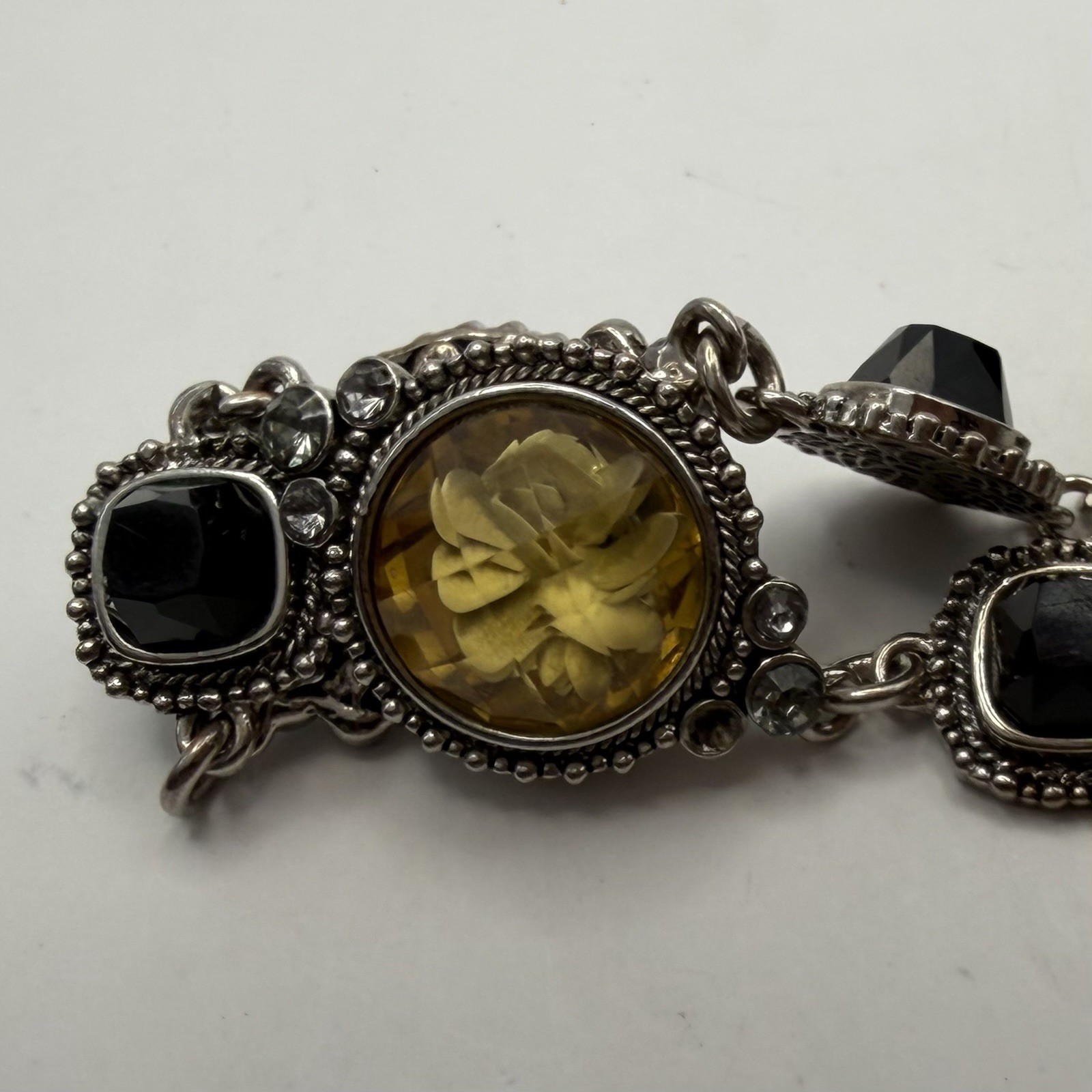 Vintage Cookie Lee Intaglio Bracelet