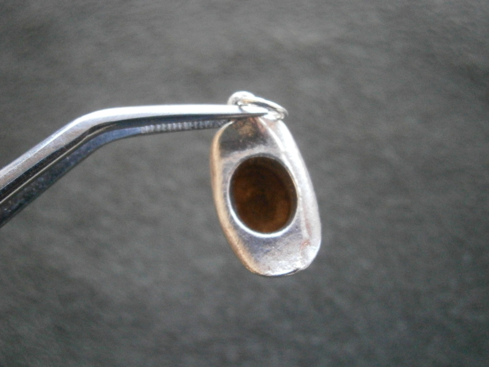 Top Hat Vintage Sterling Silver Bracelet Charm Pendant 2.1g