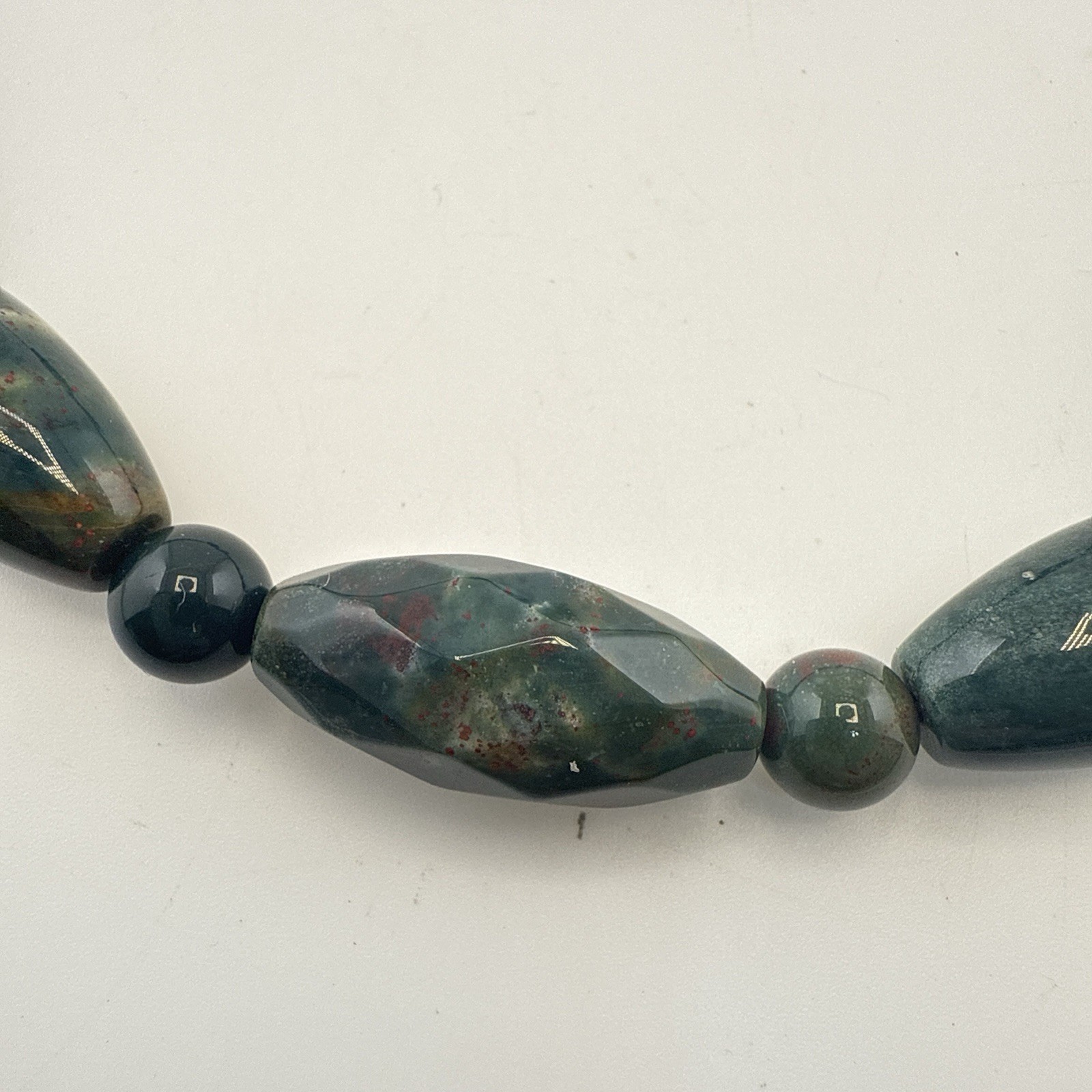 Jay King Necklace Earrings Set Lot Green Blue Beaded Sterling Silver Faceted DTR