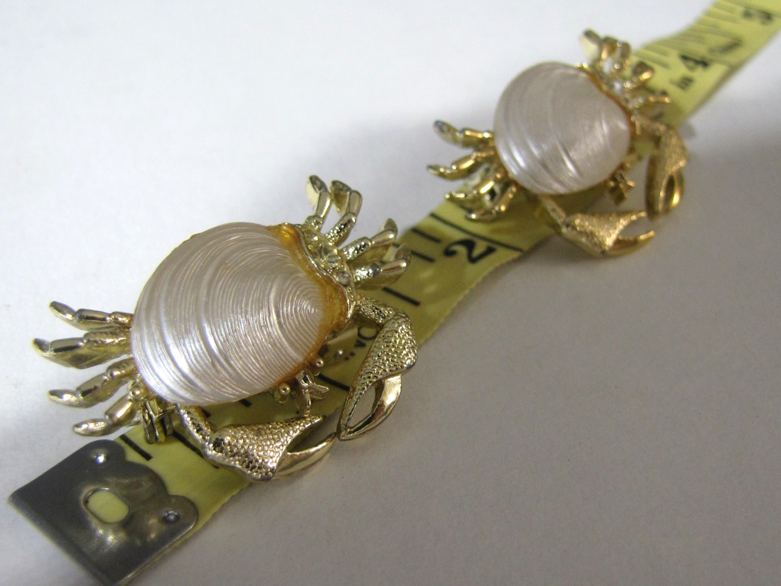 Vintage Crab Swordfish Pin Lot 4 Sea Life Mamselle Rhinestone Gold Silver Tone