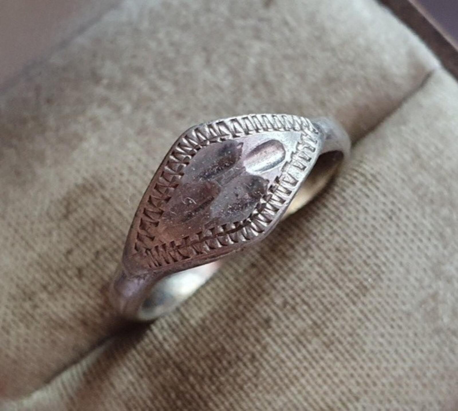 Vintage Soviet USSR ring sterling silver 925 ⭐ Size 7 Weight 2.21 g.