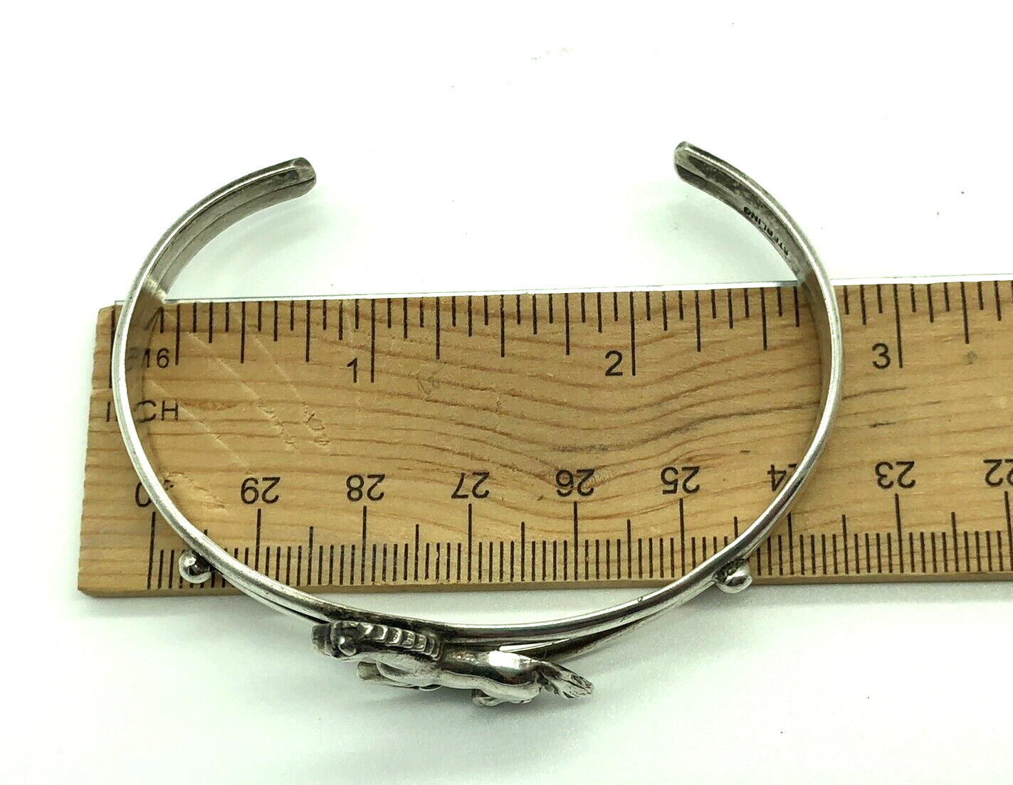 Carol Felley Bracelet Galloping Running Horse Stallion Sterling Silver Cuff