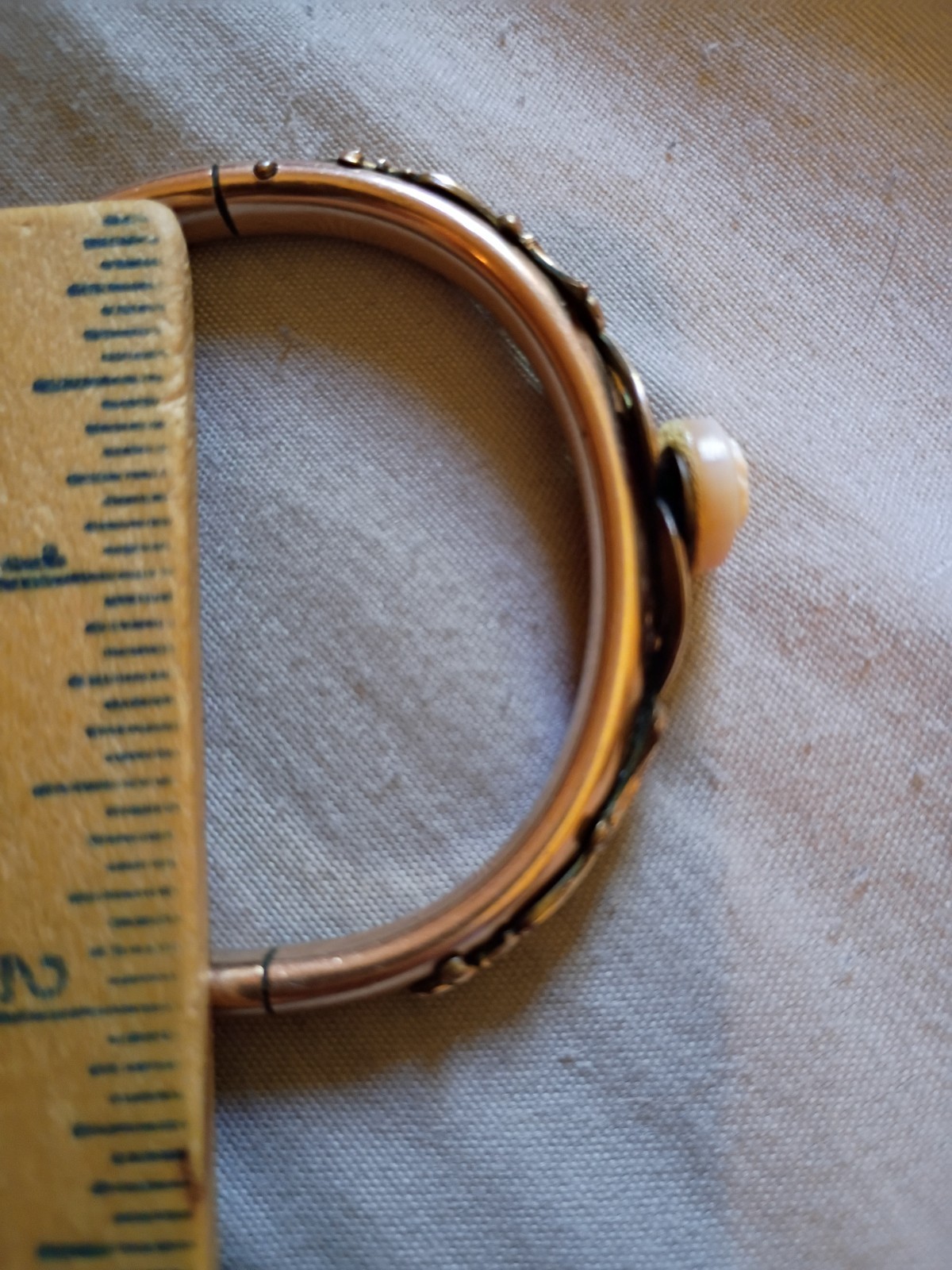 Antique Repurposed D.I.X. Gold Filled Bracelet.