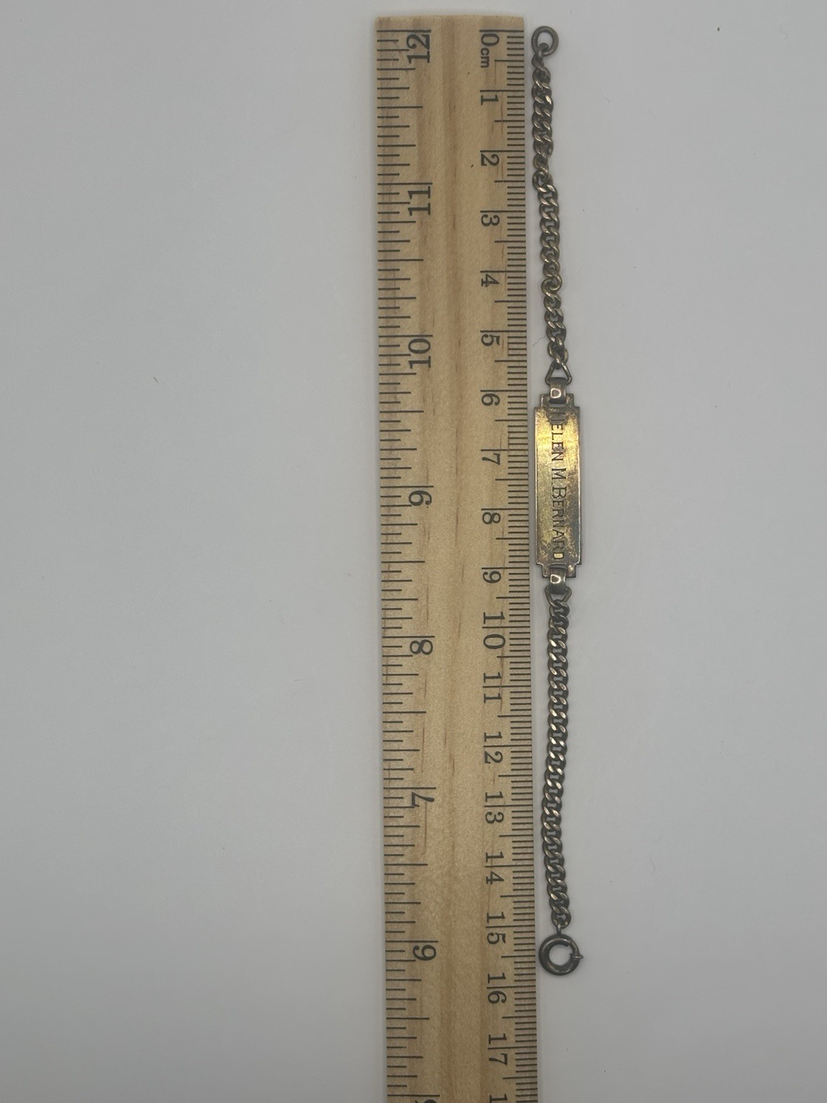 WW2 ID bracelet 1/20 12K Gold On SS