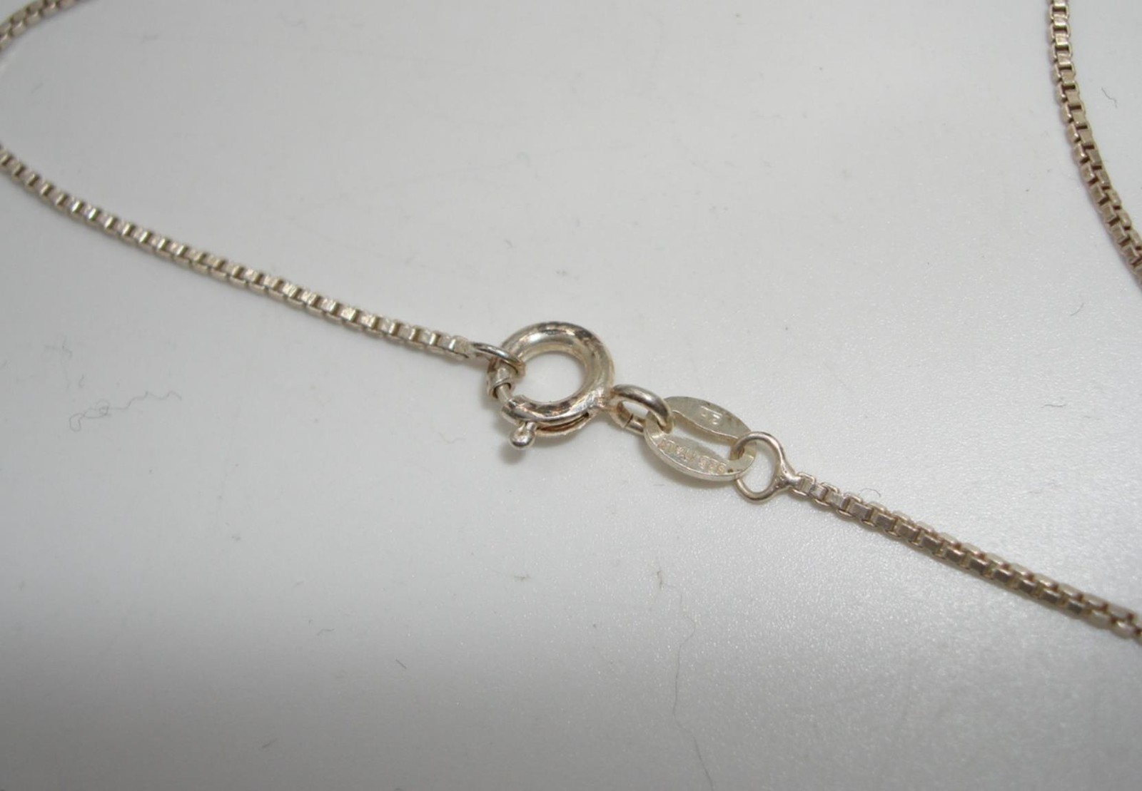 VINTAGE FACETED ROCK CRYSTAL QUARTZ PENDANT STERLING SILVER NECKLACE!